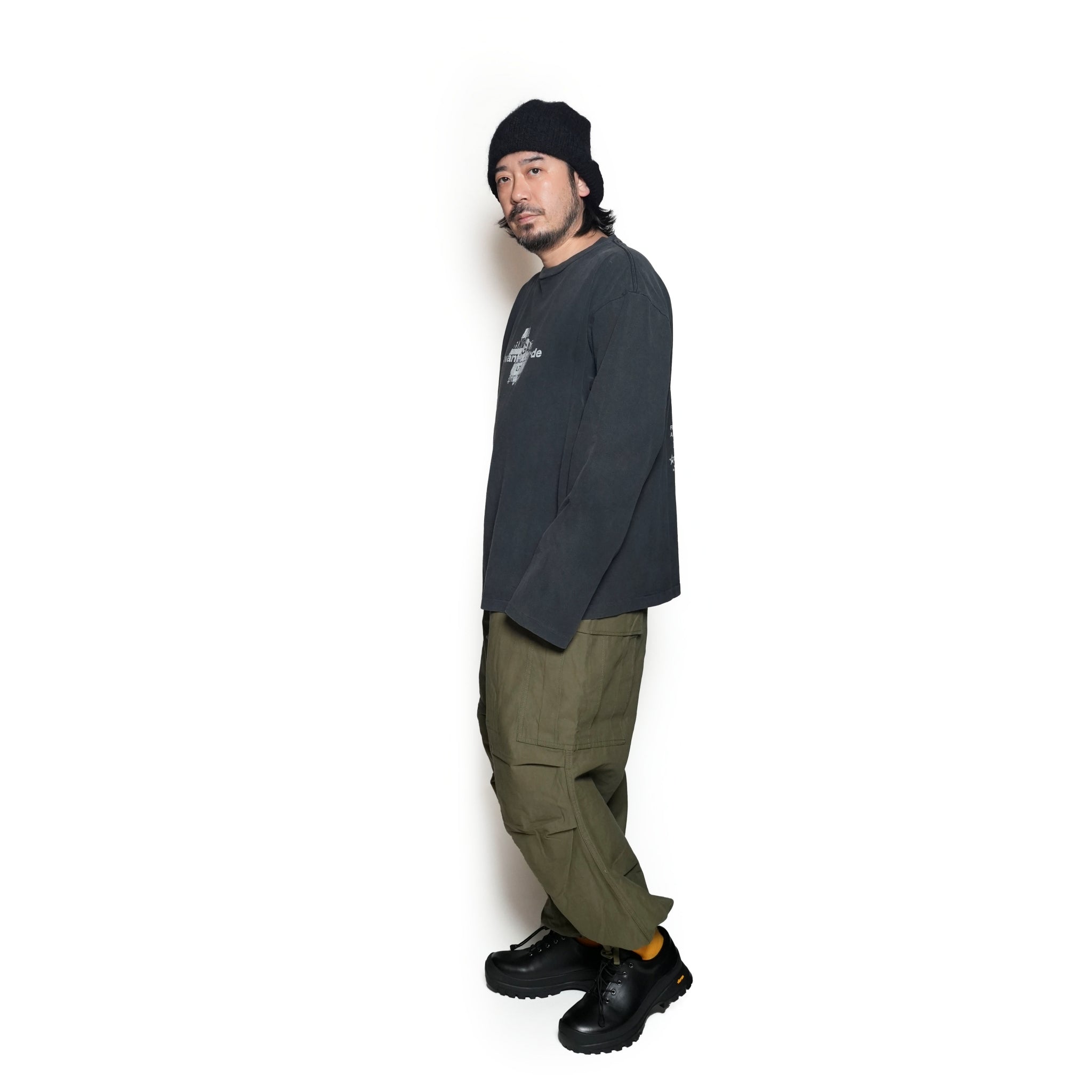 24#03-5A30-0_Black | AVANT-GARDE-ロンTEE | Color:Black【MINAMI ANDERSON_ミナミアンダーソン】