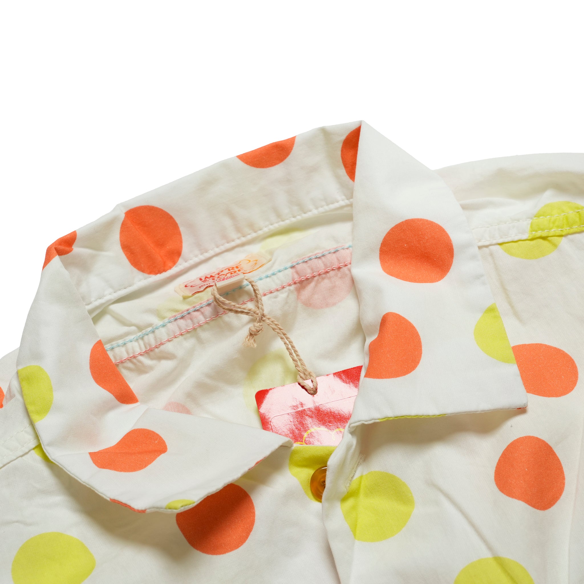 Herb | Polka dot open collar shirt | Color_White | No_cbc-imst-86a_white【IMPRESTORE_インプレストア】