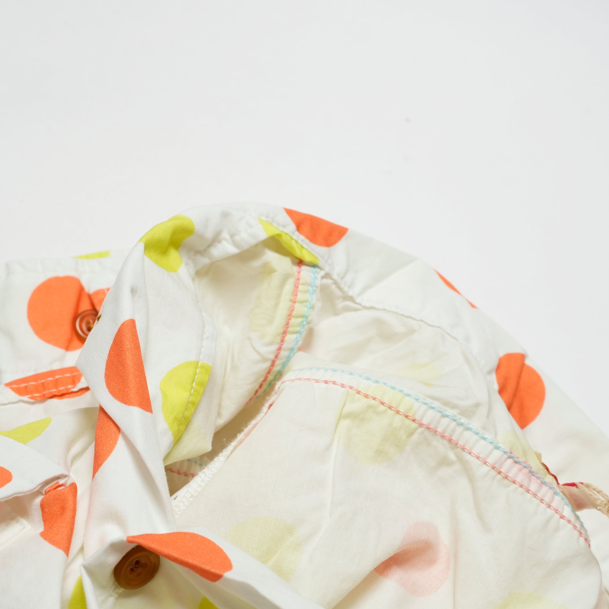 Herb | Polka dot open collar shirt | Color_White | No_cbc-imst-86a_white【IMPRESTORE_インプレストア】