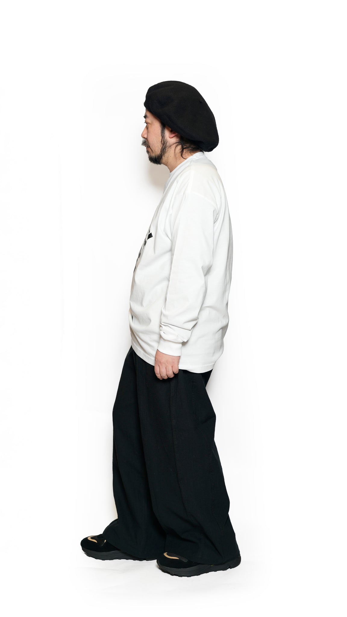 VOO-1223_Black | LINEN BALLOON EZ | Color:Black【VOO_ヴォー】【archive】