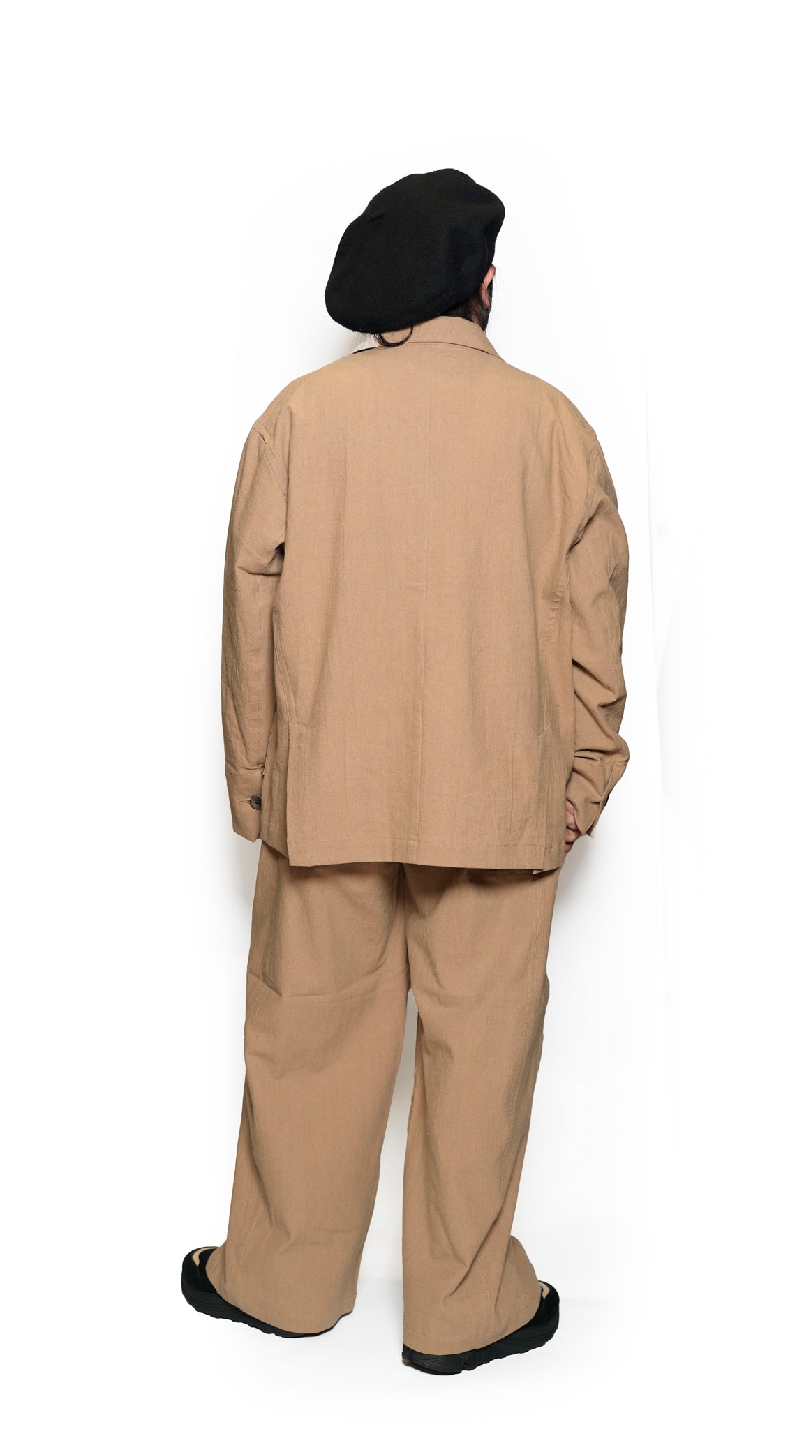 VOO-1222_Camel | LINEN 2B JKT | Color:Camel【VOO_ヴォー】