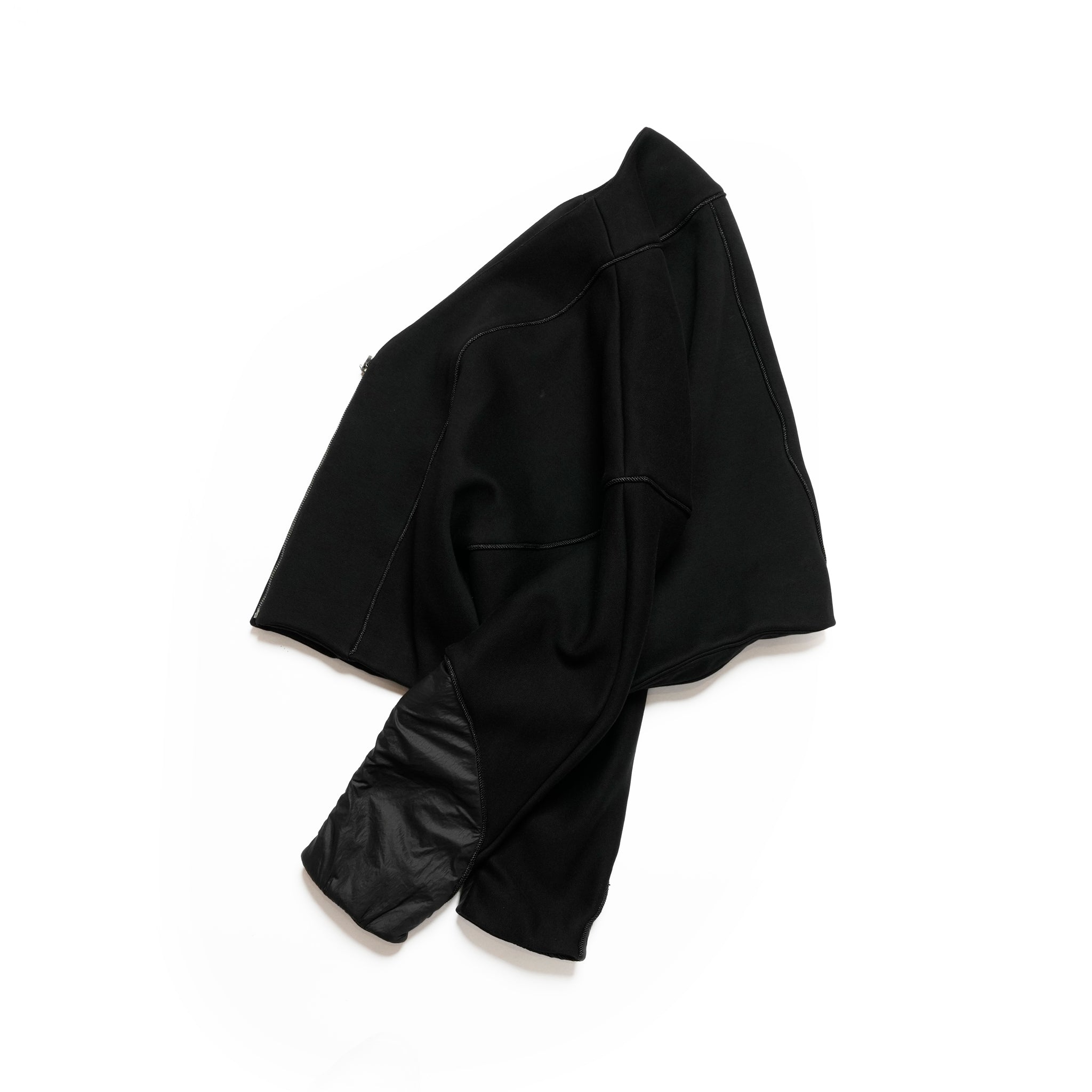 25223-6550Q_black | パイピング切替ブルゾン | Color:Black【ANGELINA_アンジェリーナ】