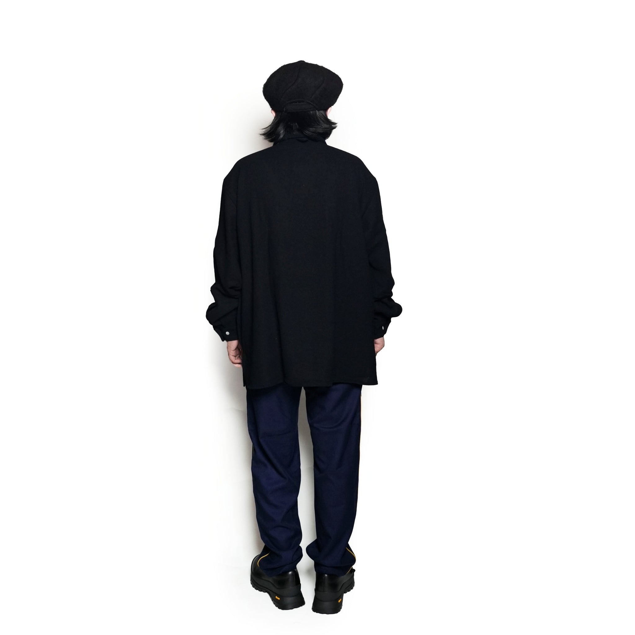 CAMP COLLAR SHIRT *BLACK ETAMINE | Petite Regular/Regular/Tall 【CITYLIGHTS PRODUCTS_シティライツプロダクツ】【archive】