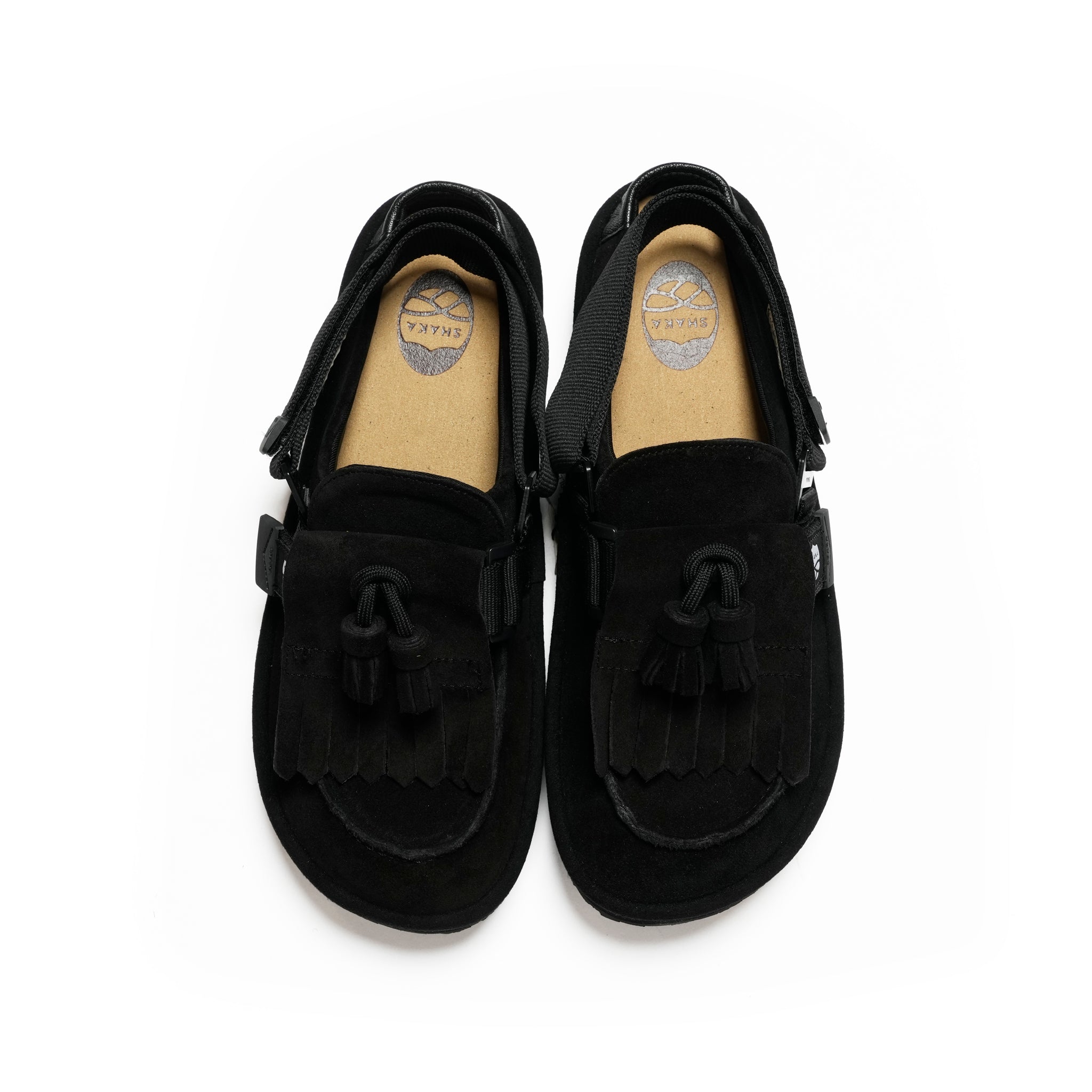 MOC MULE TASSEL SUEDE | Color_Black 00S | No_sk-296_black 00s【SHAKA_シャカ】