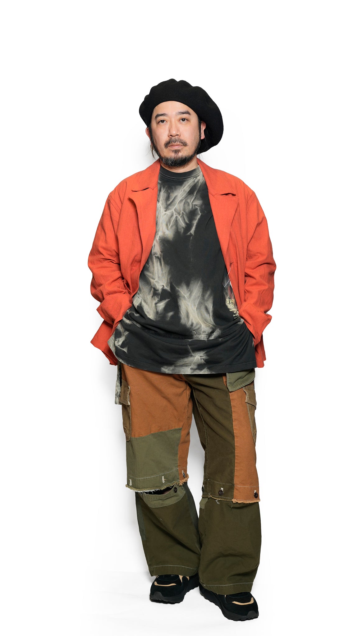 VOO-1222_Soft Red | LINEN 2B JKT | Color:Soft Red【VOO_ヴォー】【archive】