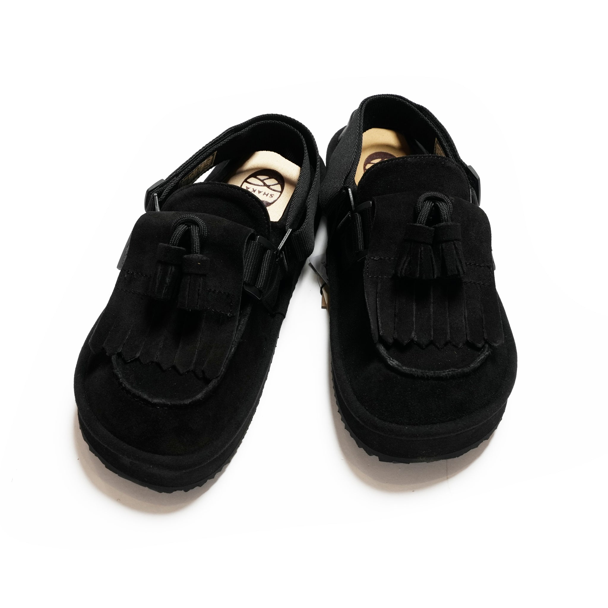 MOC MULE TASSEL SUEDE | Color_Black 00S | No_sk-296_black 00s【SHAKA_シャカ】