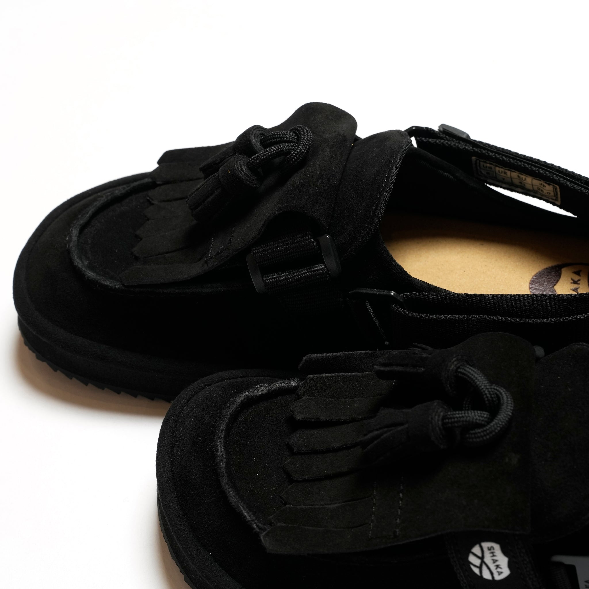 MOC MULE TASSEL SUEDE | Color_Black 00S | No_sk-296_black 00s【SHAKA_シャカ】