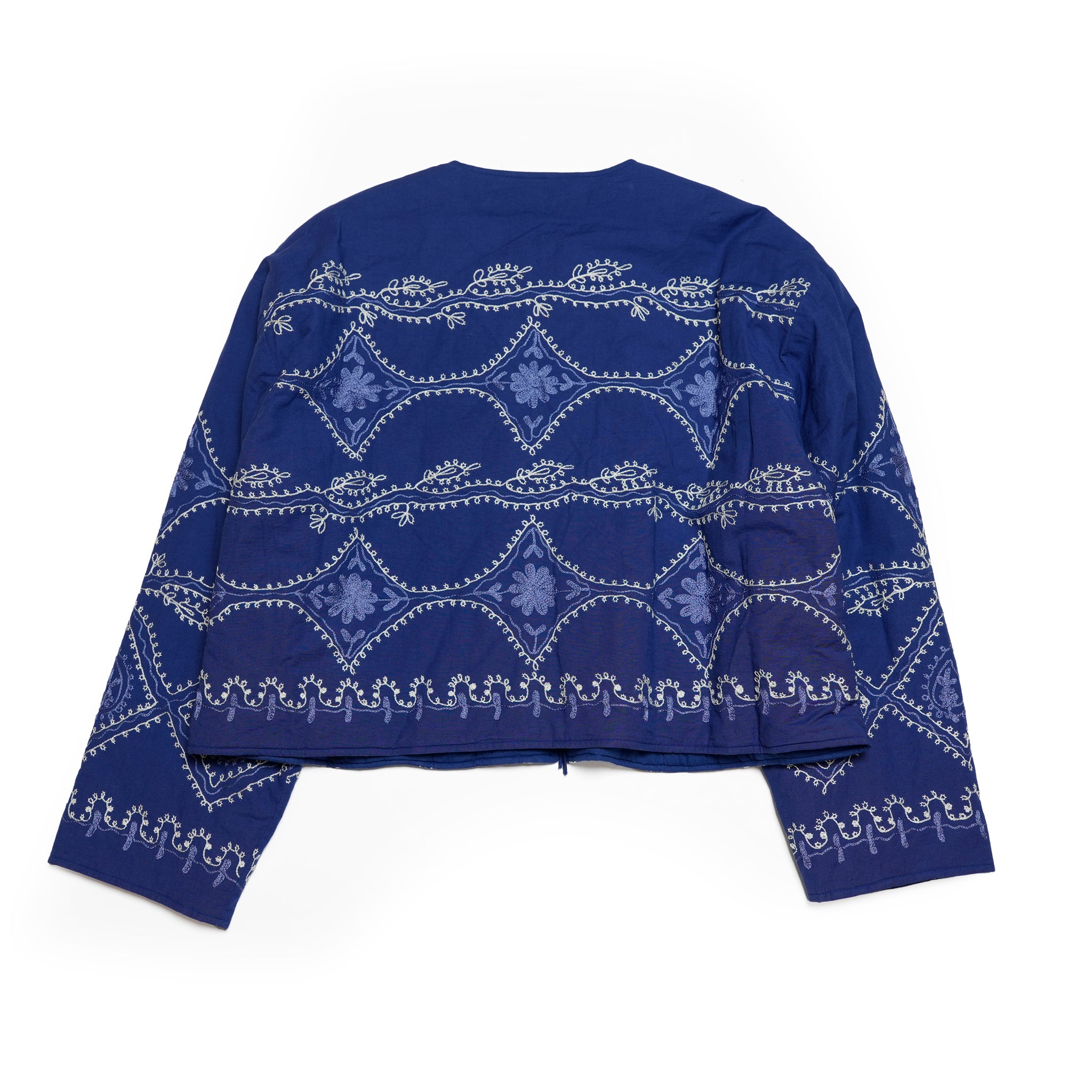 COTTON LINEN AARI EMBROIDERY | Color_Blue | No_020952sa3_blue【SARA MALLIKA_サラマリカ】