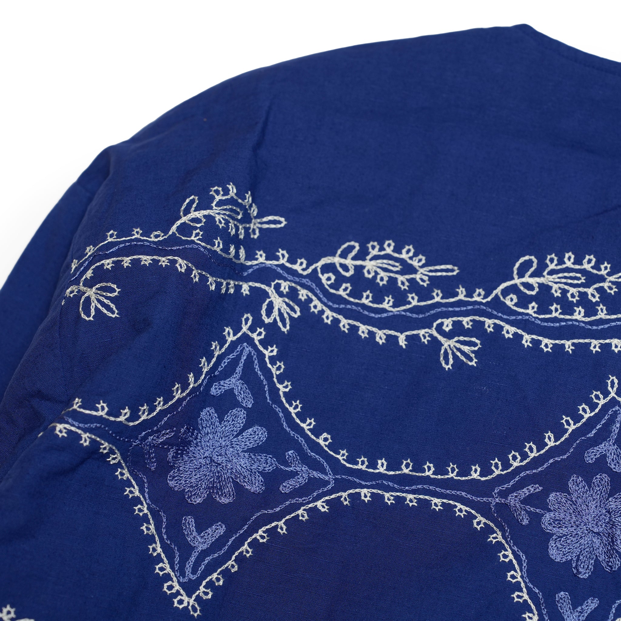 COTTON LINEN AARI EMBROIDERY | Color_Blue | No_020952sa3_blue【SARA MALLIKA_サラマリカ】