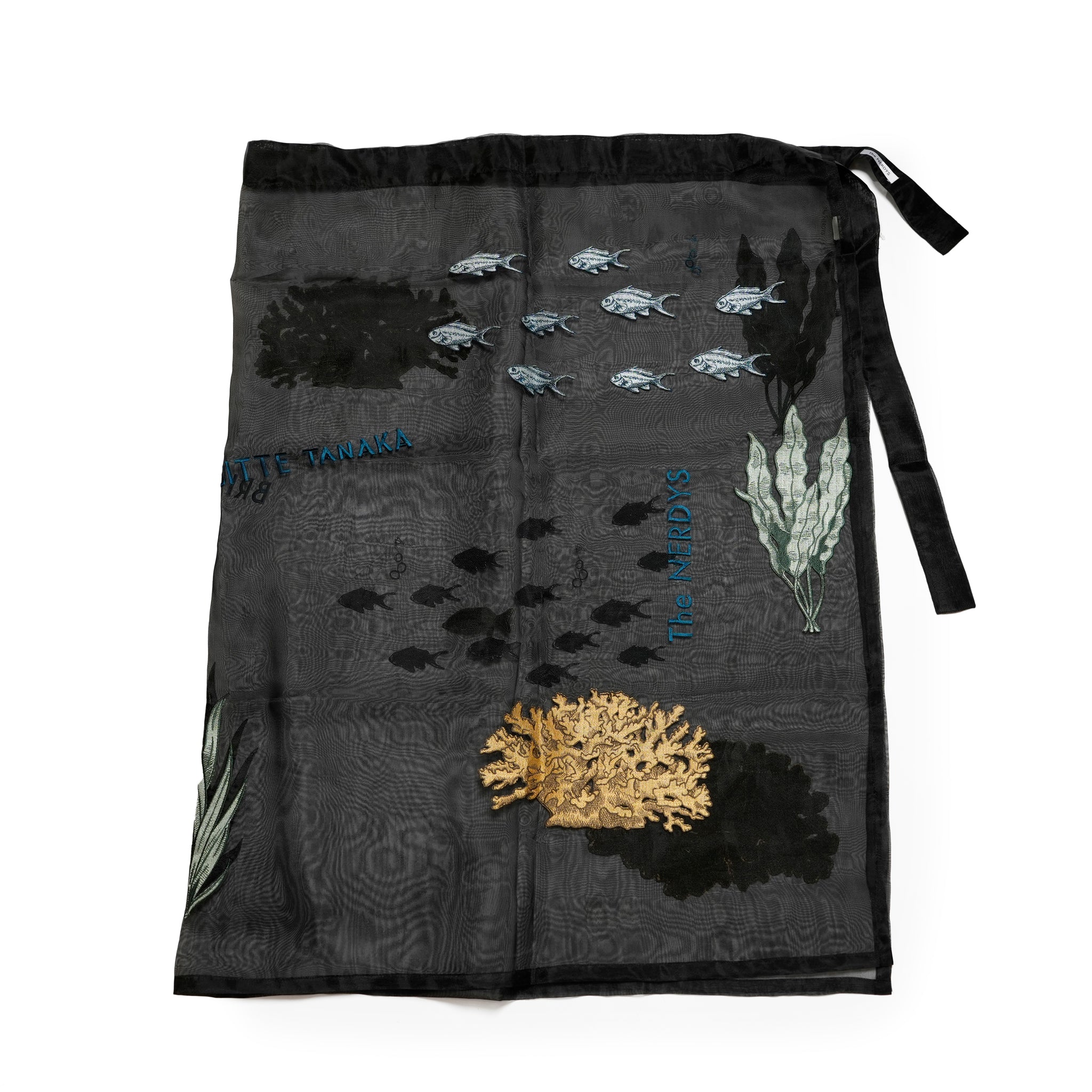 Brigitte Tanaka×The NERDYS Sous-Marin Wrap Skirt | Color:White/Black【The NERDYS_ナーディーズ】 NFNY-BT22