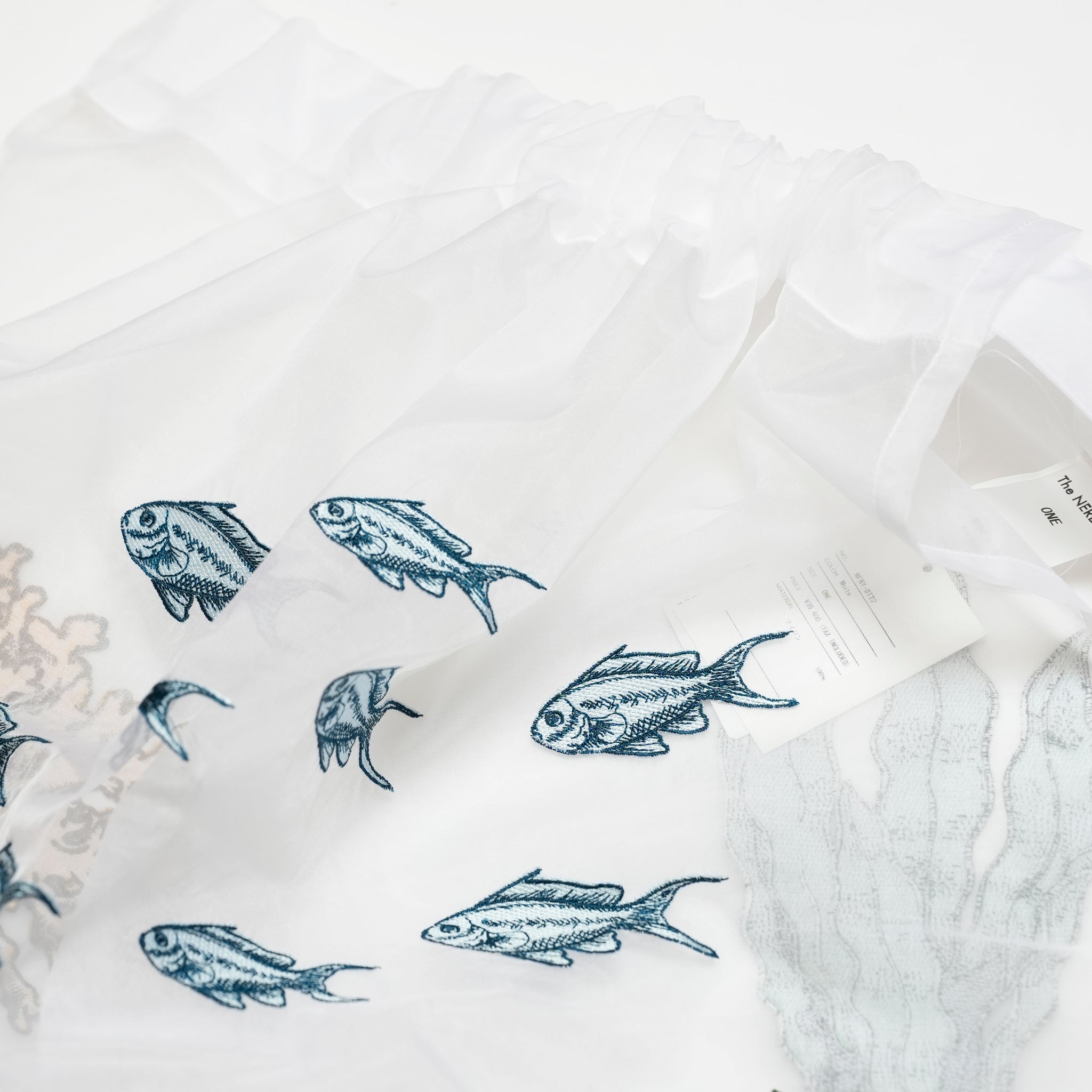 Brigitte Tanaka×The NERDYS Sous-Marin Wrap Skirt | Color:White/Black【The NERDYS_ナーディーズ】 NFNY-BT22