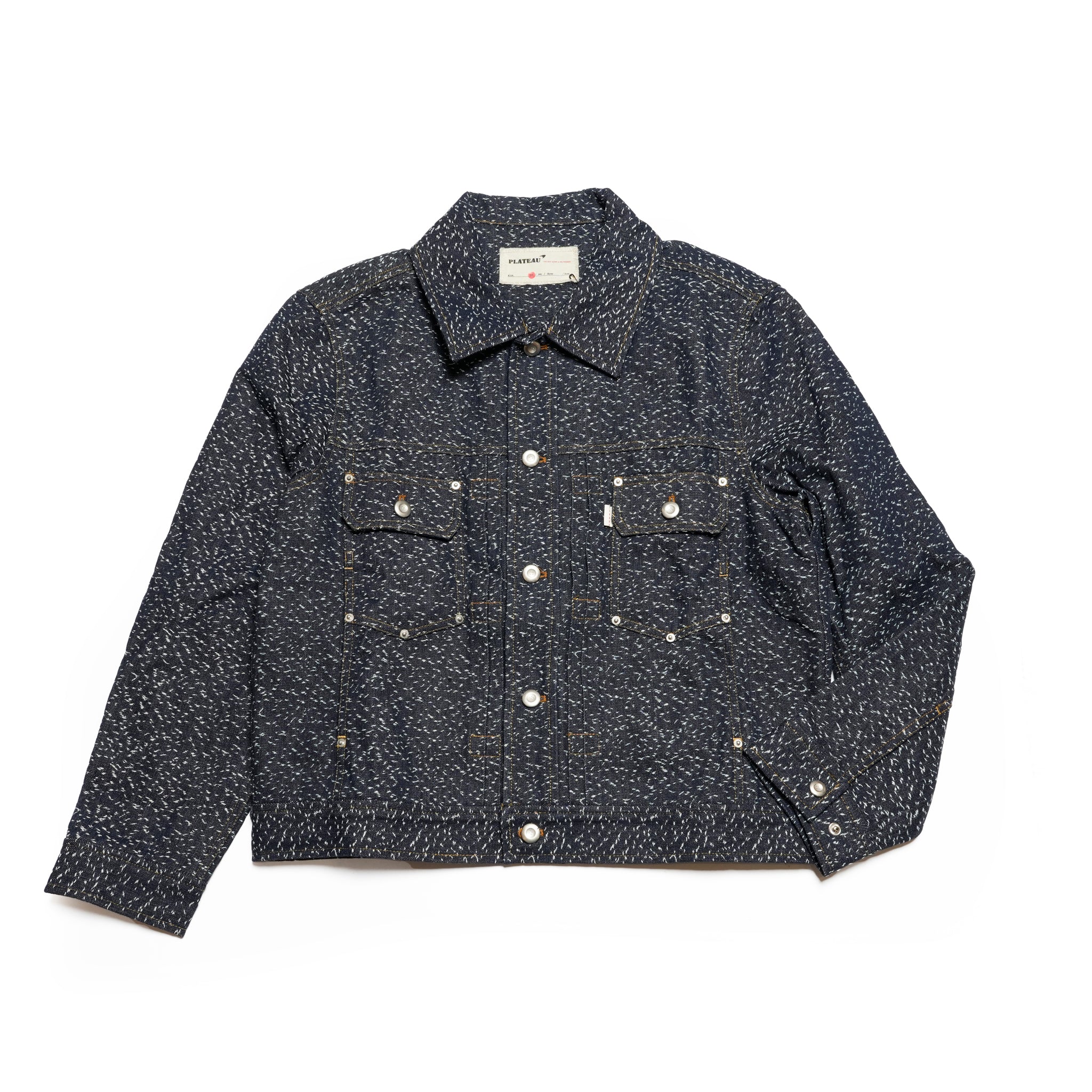 Dot denim jacket | Color_Denim | No_pla25awj08-1_denim【PLATEAU STUDIO_プラトー スタジオ】