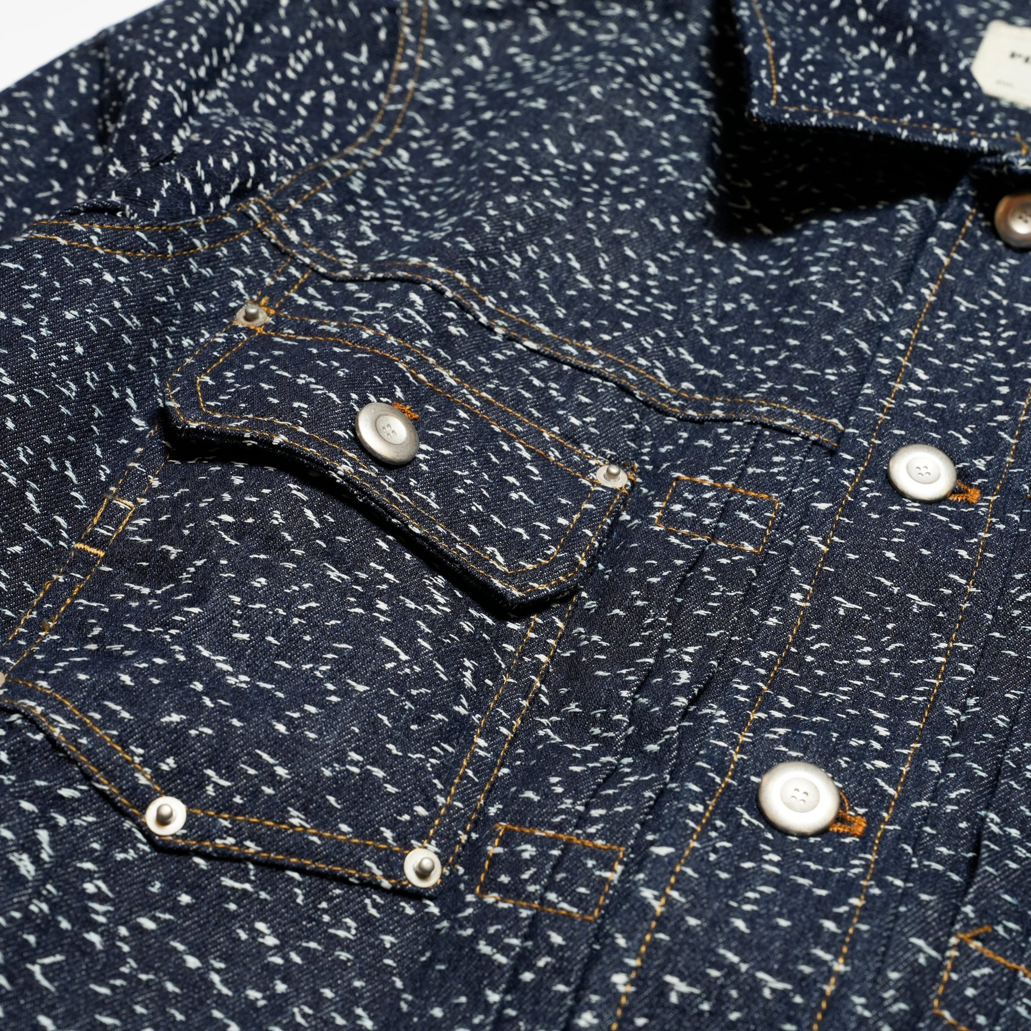 Dot denim jacket | Color_Denim | No_pla25awj08-1_denim【PLATEAU STUDIO_プラトー スタジオ】