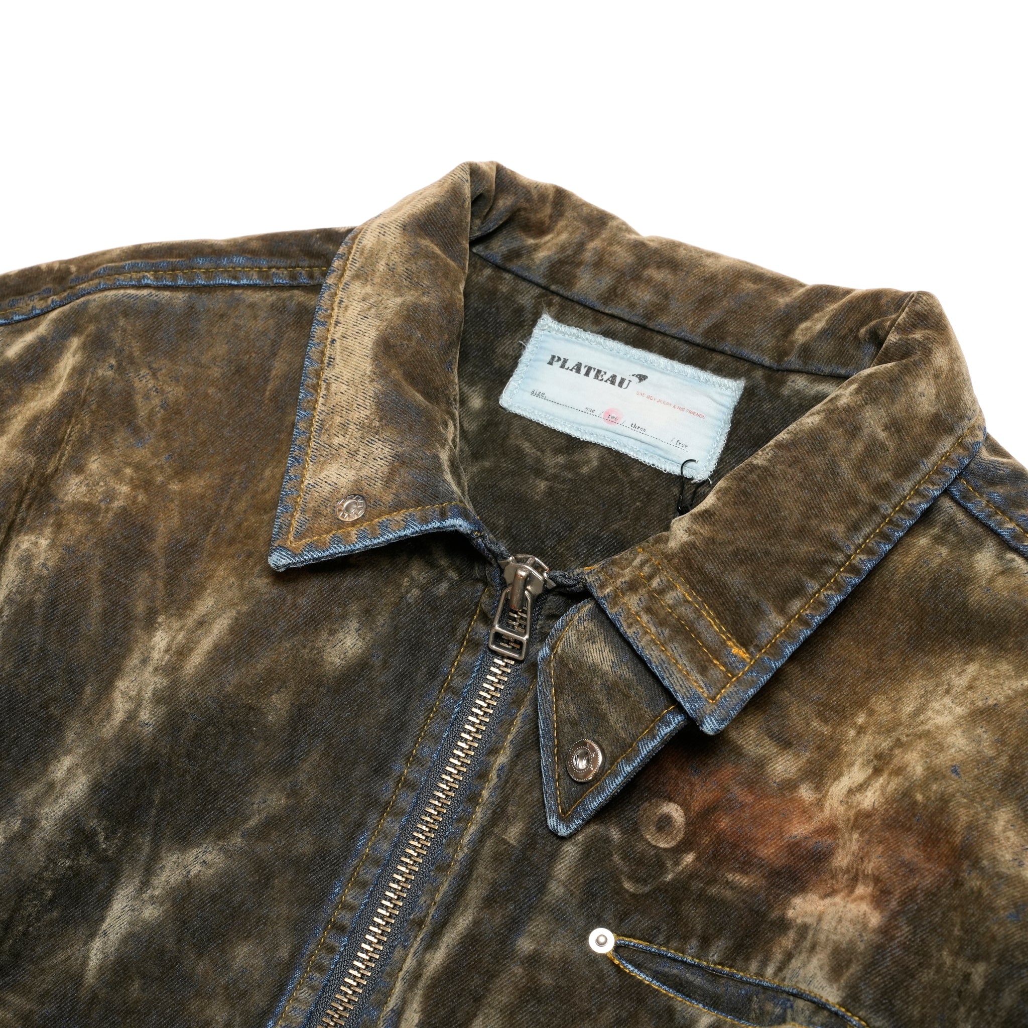 Tucked worker jacket | Color_Washed Velvet | No_pla25awj17-1_washed velvet【PLATEAU STUDIO_プラトー スタジオ】