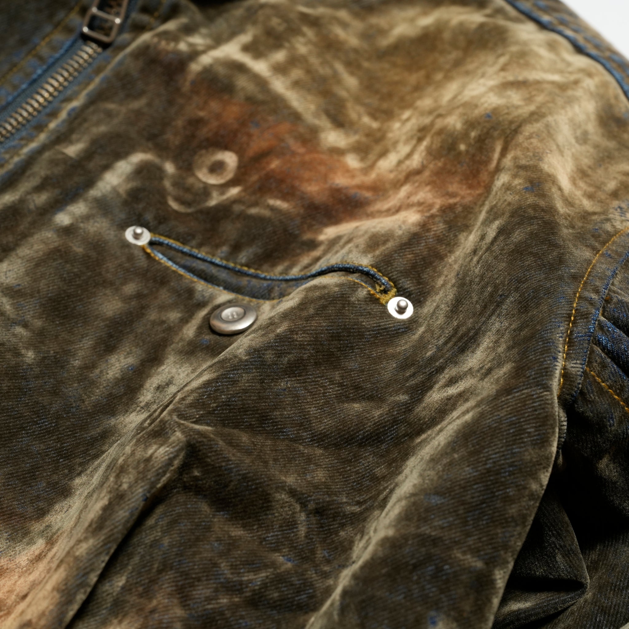 Tucked worker jacket | Color_Washed Velvet | No_pla25awj17-1_washed velvet【PLATEAU STUDIO_プラトー スタジオ】