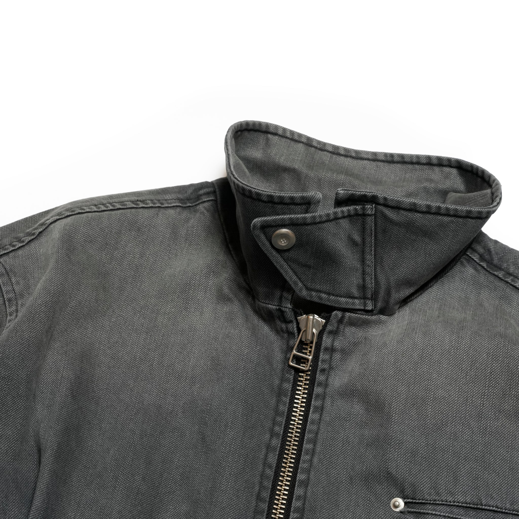 Tucked worker jacket | Color_Washed Grey | No_pla25awj17-2_washed grey【PLATEAU STUDIO_プラトー スタジオ】