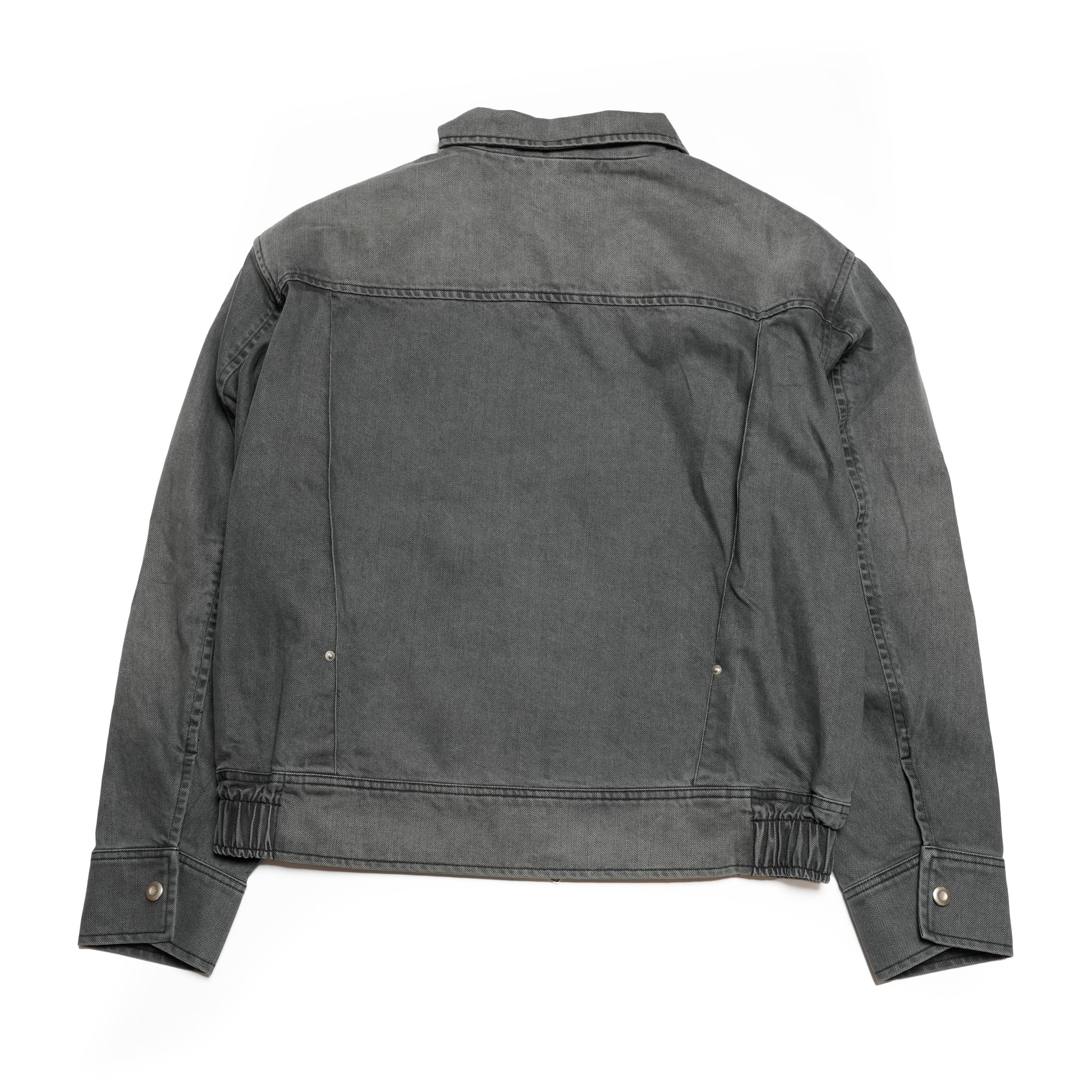 Tucked worker jacket | Color_Washed Grey | No_pla25awj17-2_washed grey【PLATEAU STUDIO_プラトー スタジオ】