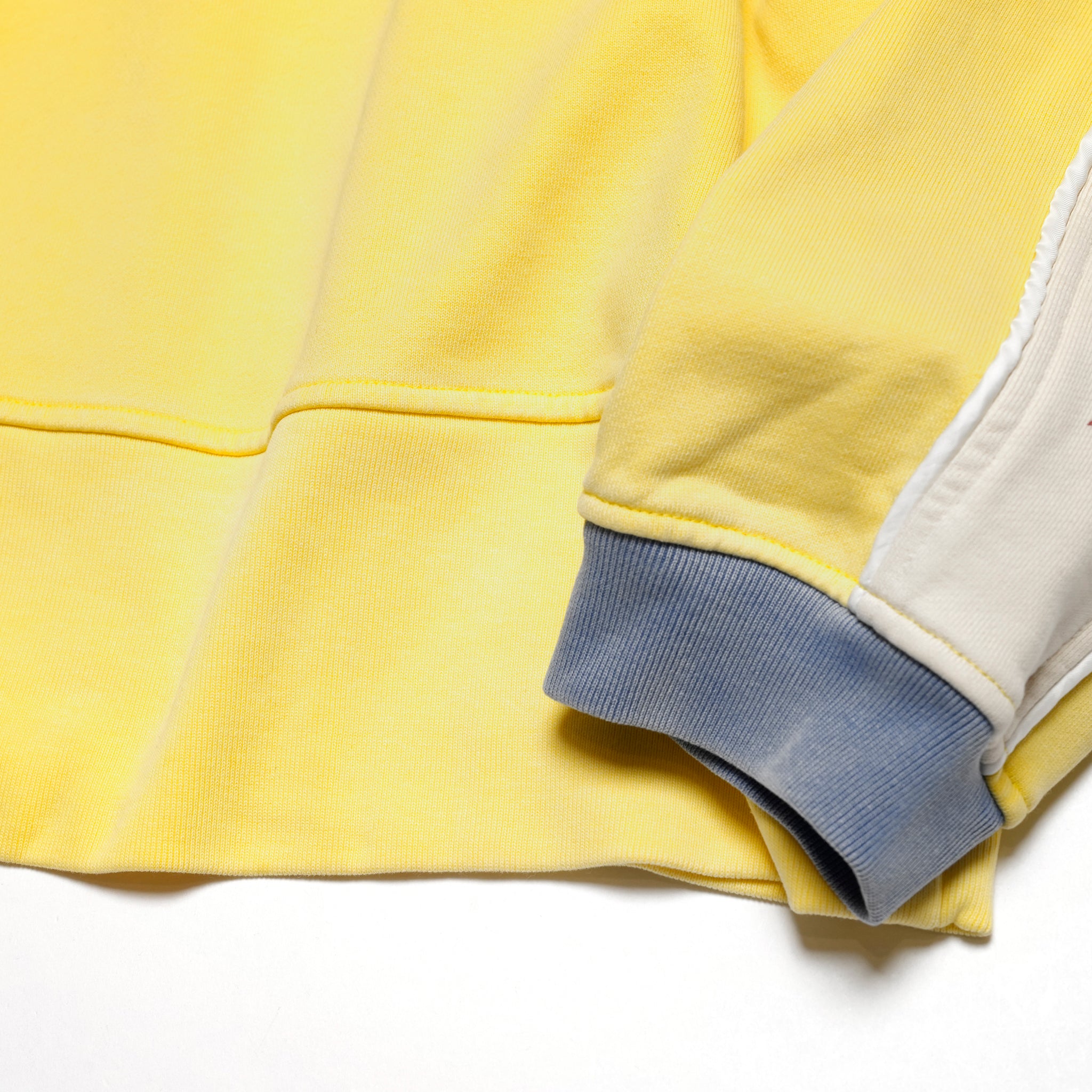 Star crew neck | Color_Yellow | No_pla25awt09-1_yellow【PLATEAU STUDIO_プラトー スタジオ】