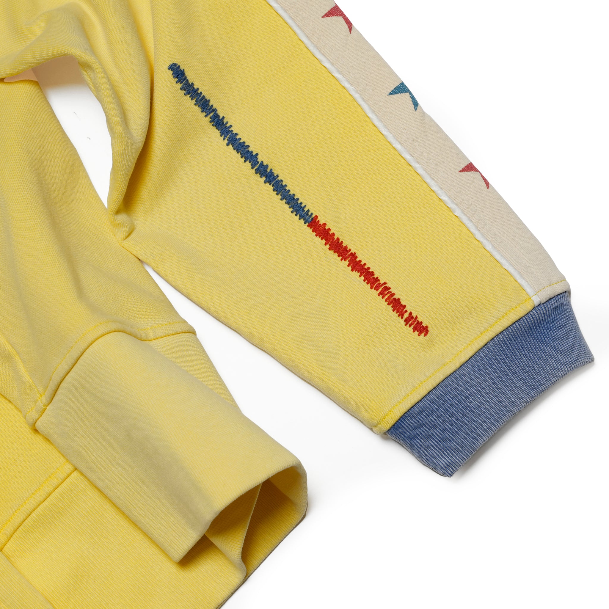 Star crew neck | Color_Yellow | No_pla25awt09-1_yellow【PLATEAU STUDIO_プラトー スタジオ】