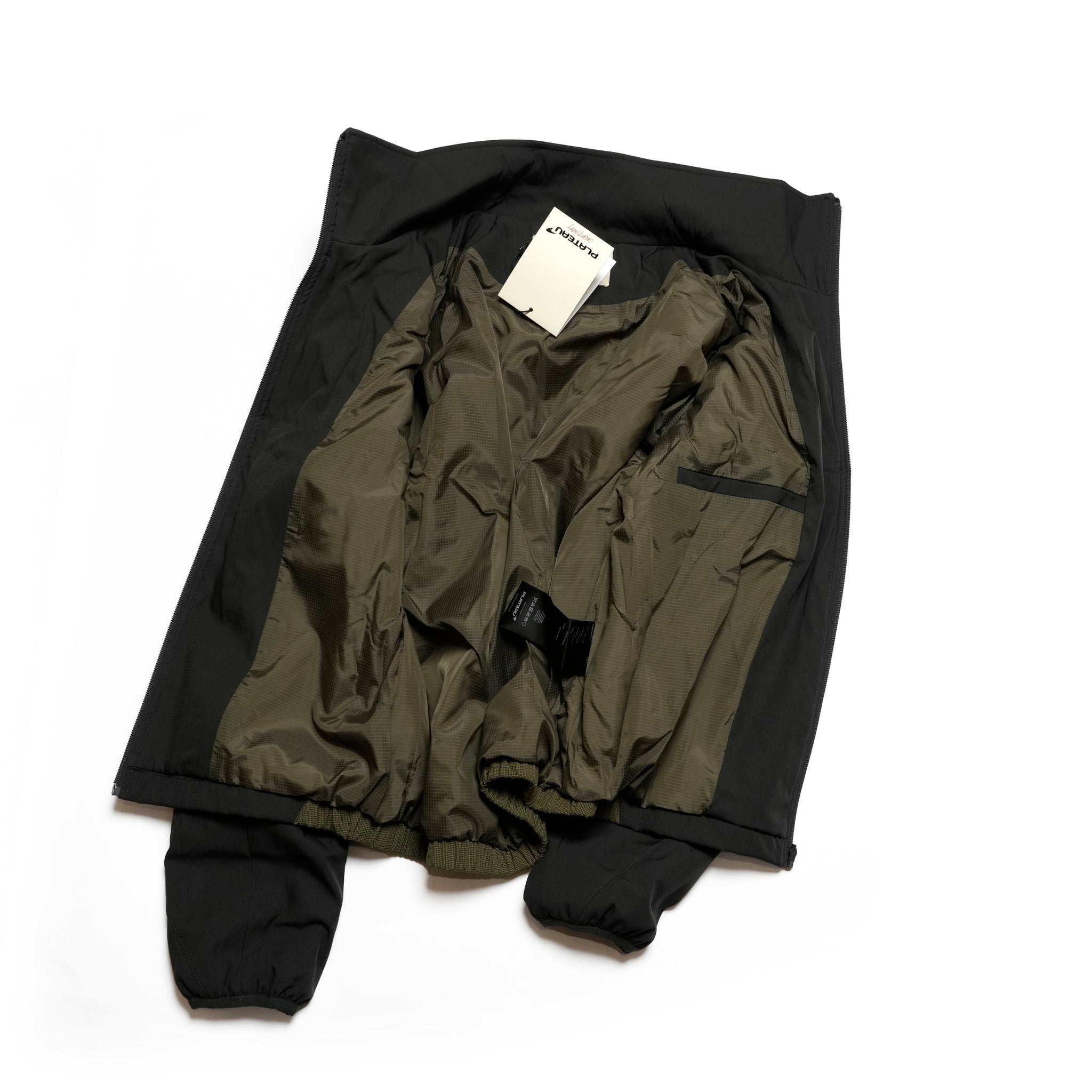 Curvy padded jacket | Color_Ash Black | No_pla25awj12-1_ash black【PLATEAU STUDIO_プラトー スタジオ】