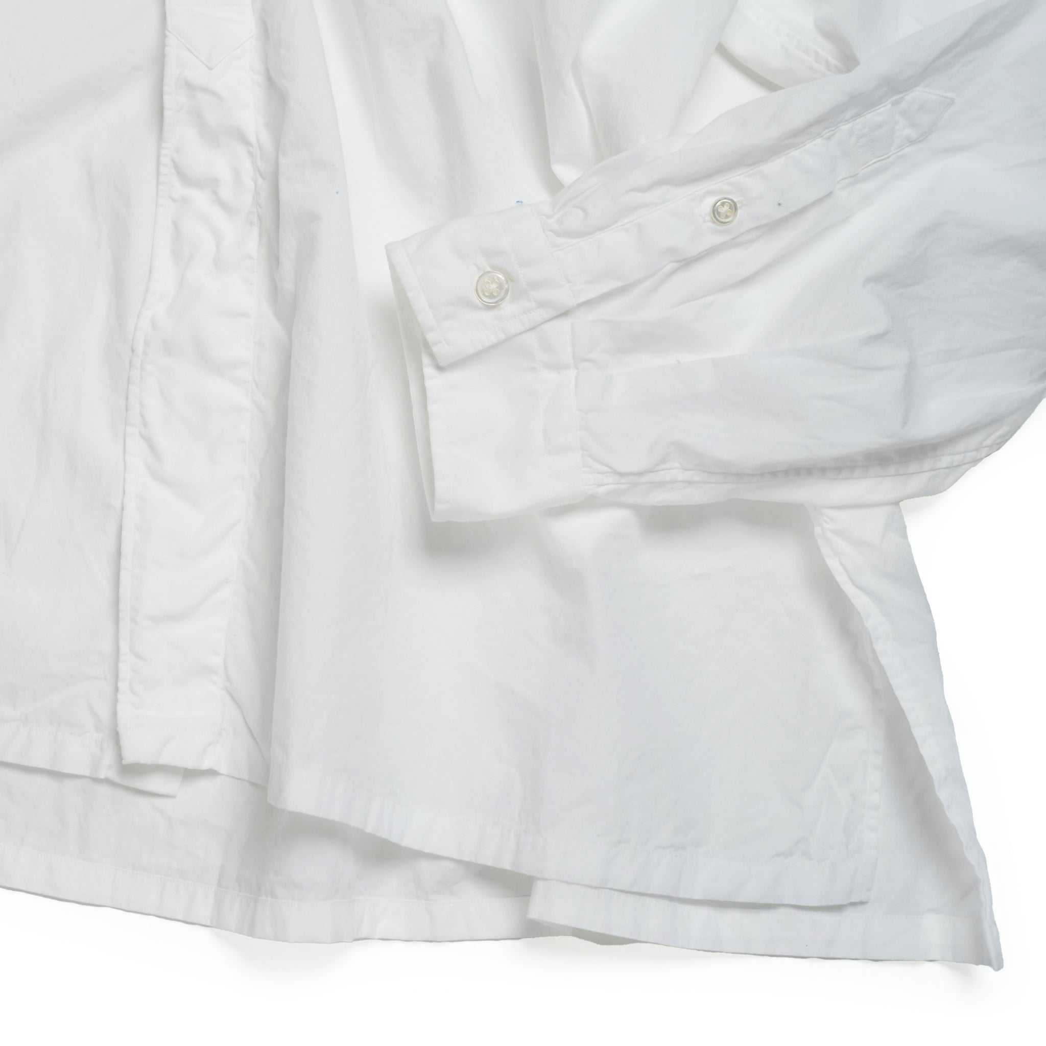 FPO-02_WHITE | FAKE PULLOVER SHIRT-BROAD | Color:White【CATTA_カッタ】