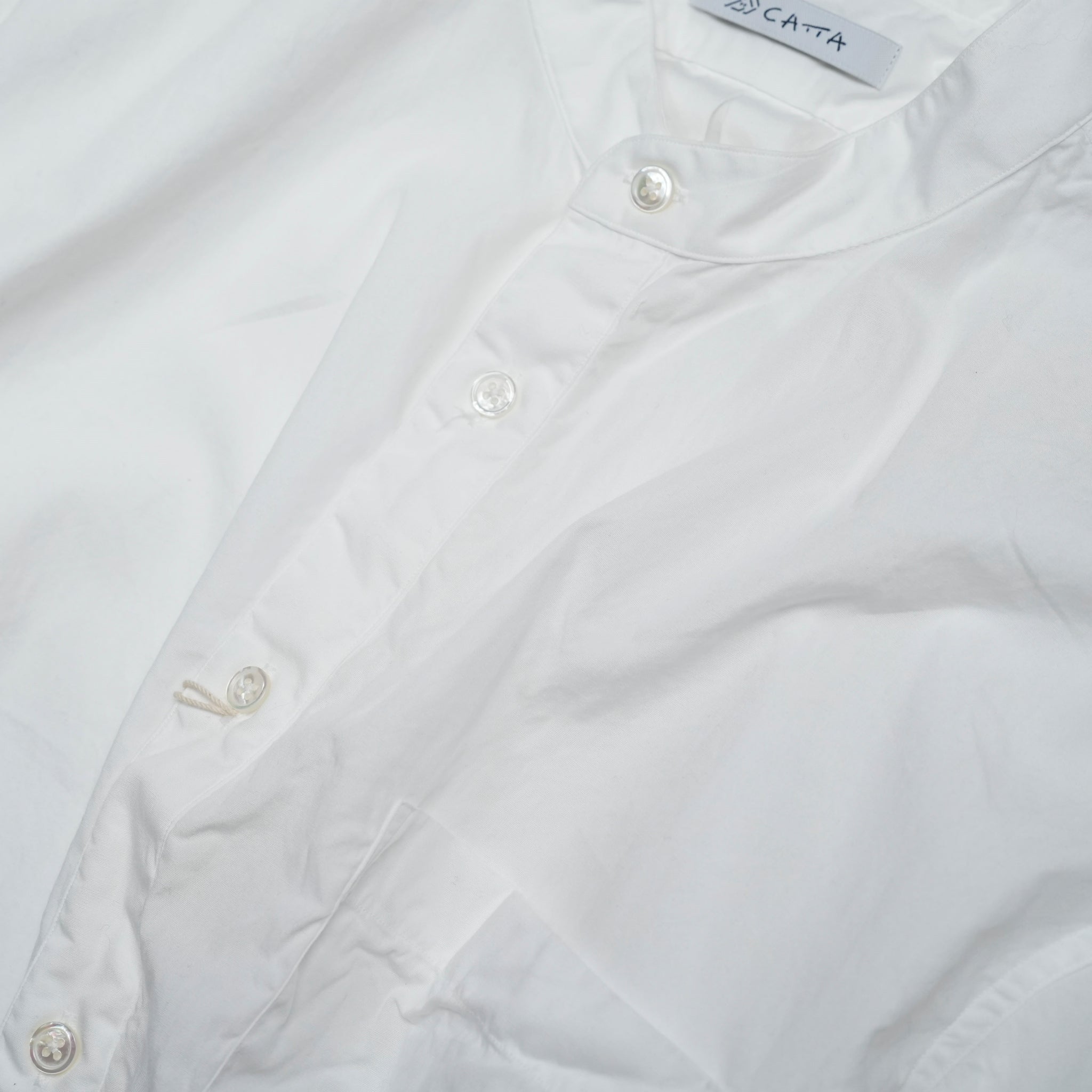 FPO-02_WHITE | FAKE PULLOVER SHIRT-BROAD | Color:White【CATTA_カッタ】