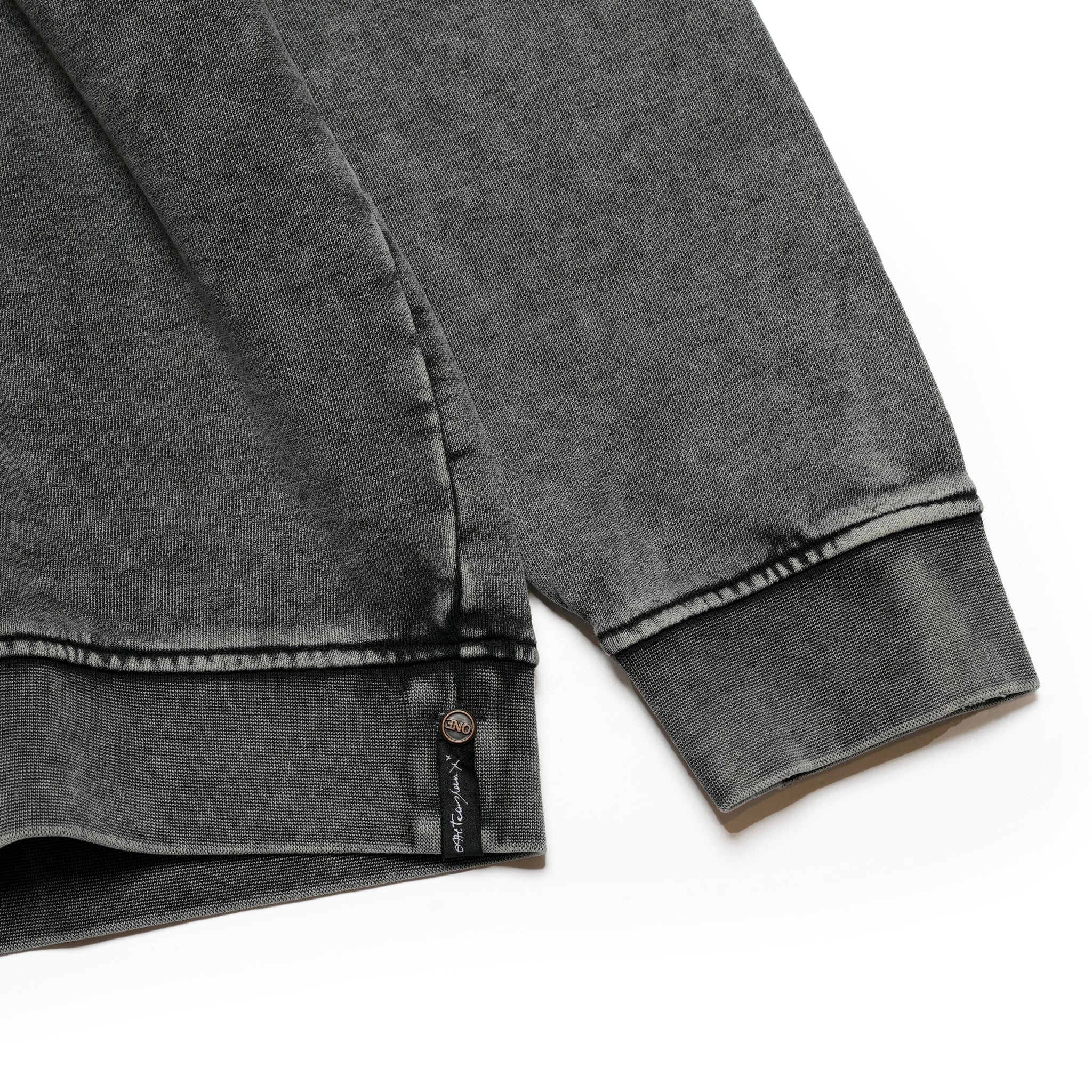 FLEECE ROLL NECK SWEATER | Color_Worn Black | No_27121_worn black【ONE TEASPOON_ワンティースプーン】