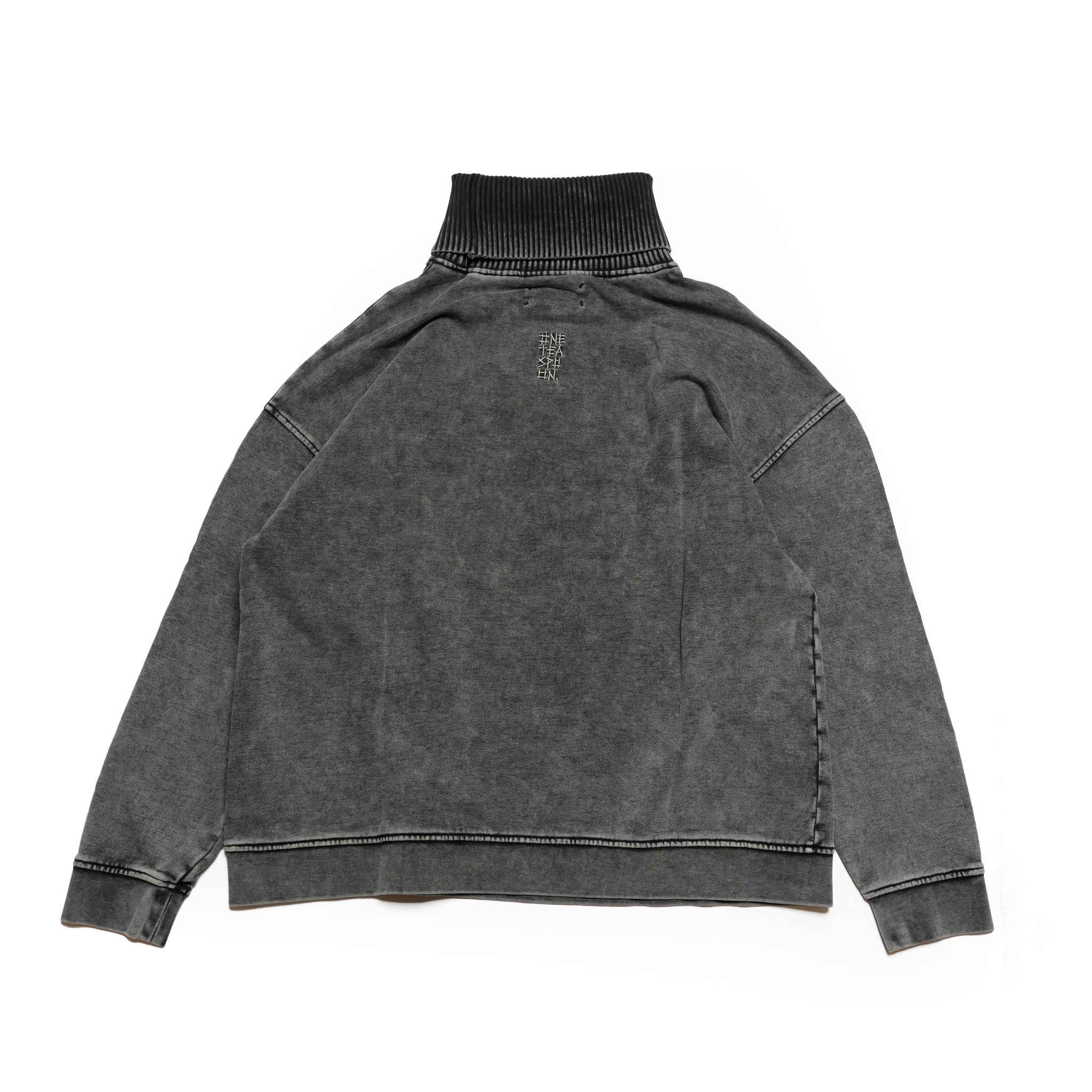 FLEECE ROLL NECK SWEATER | Color_Worn Black | No_27121_worn black【ONE TEASPOON_ワンティースプーン】