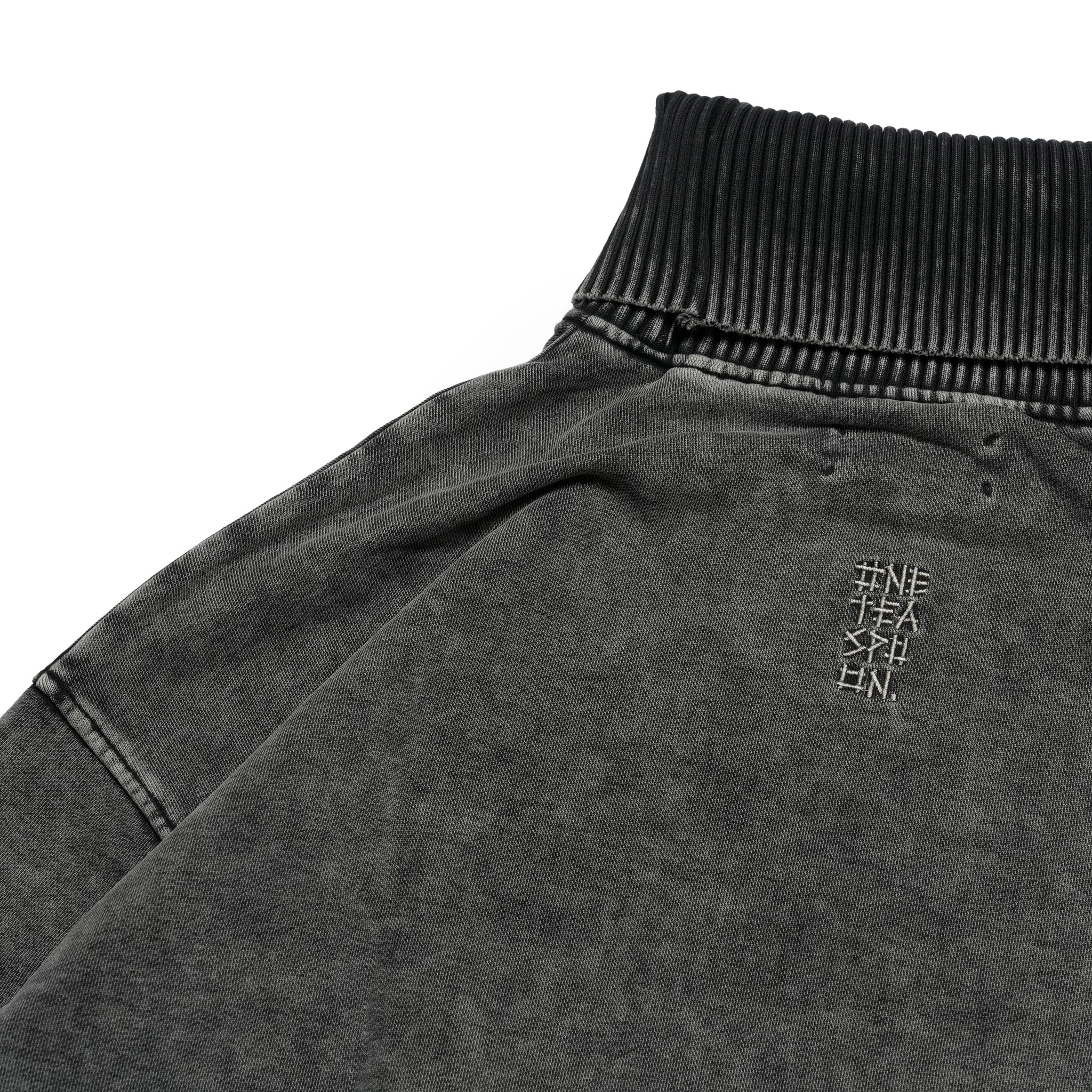 FLEECE ROLL NECK SWEATER | Color_Worn Black | No_27121_worn black【ONE TEASPOON_ワンティースプーン】