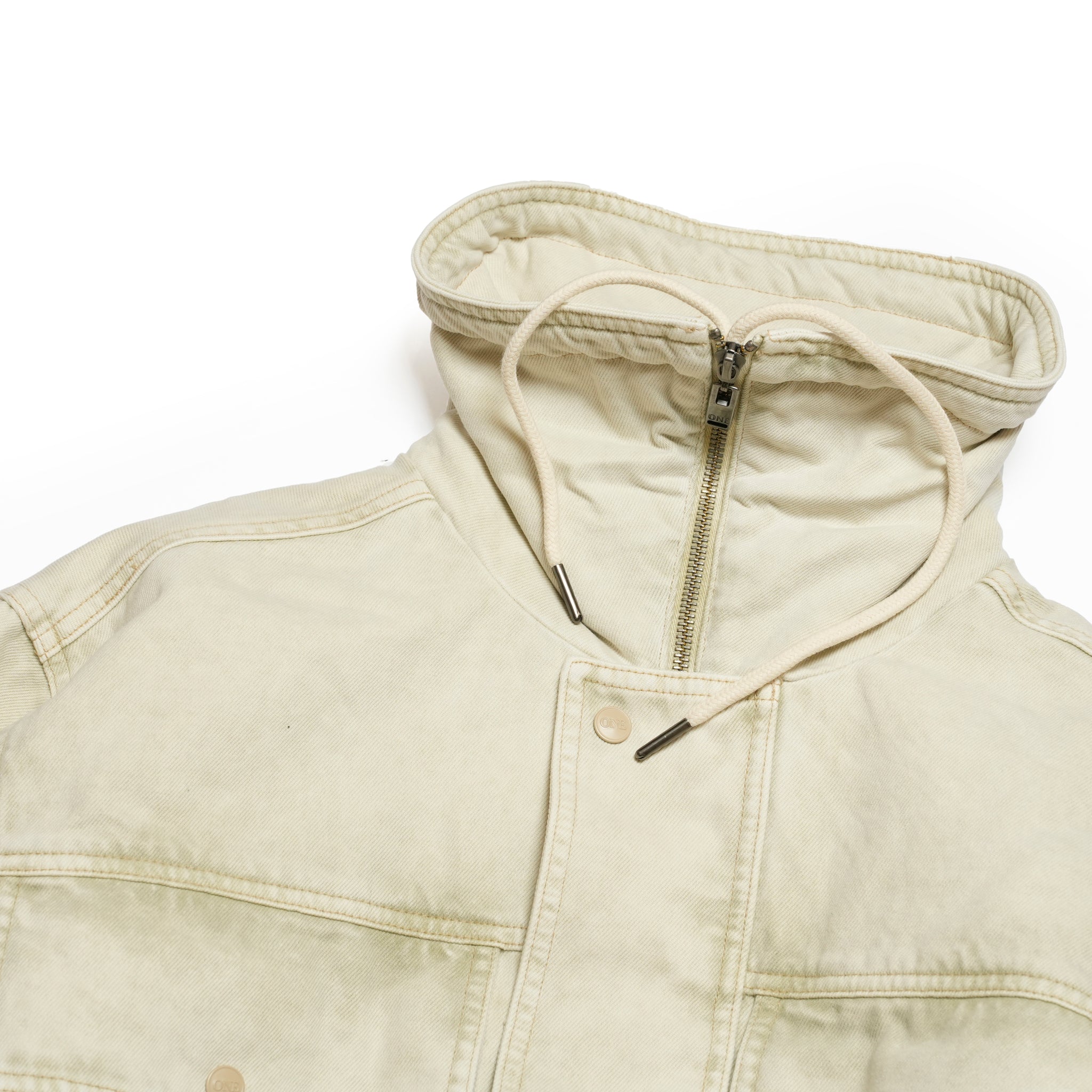 DENIM UTILITY PUFFER JACKET | Color_Antique Stone | No_27219_antique stone【ONE TEASPOON_ワンティースプーン】