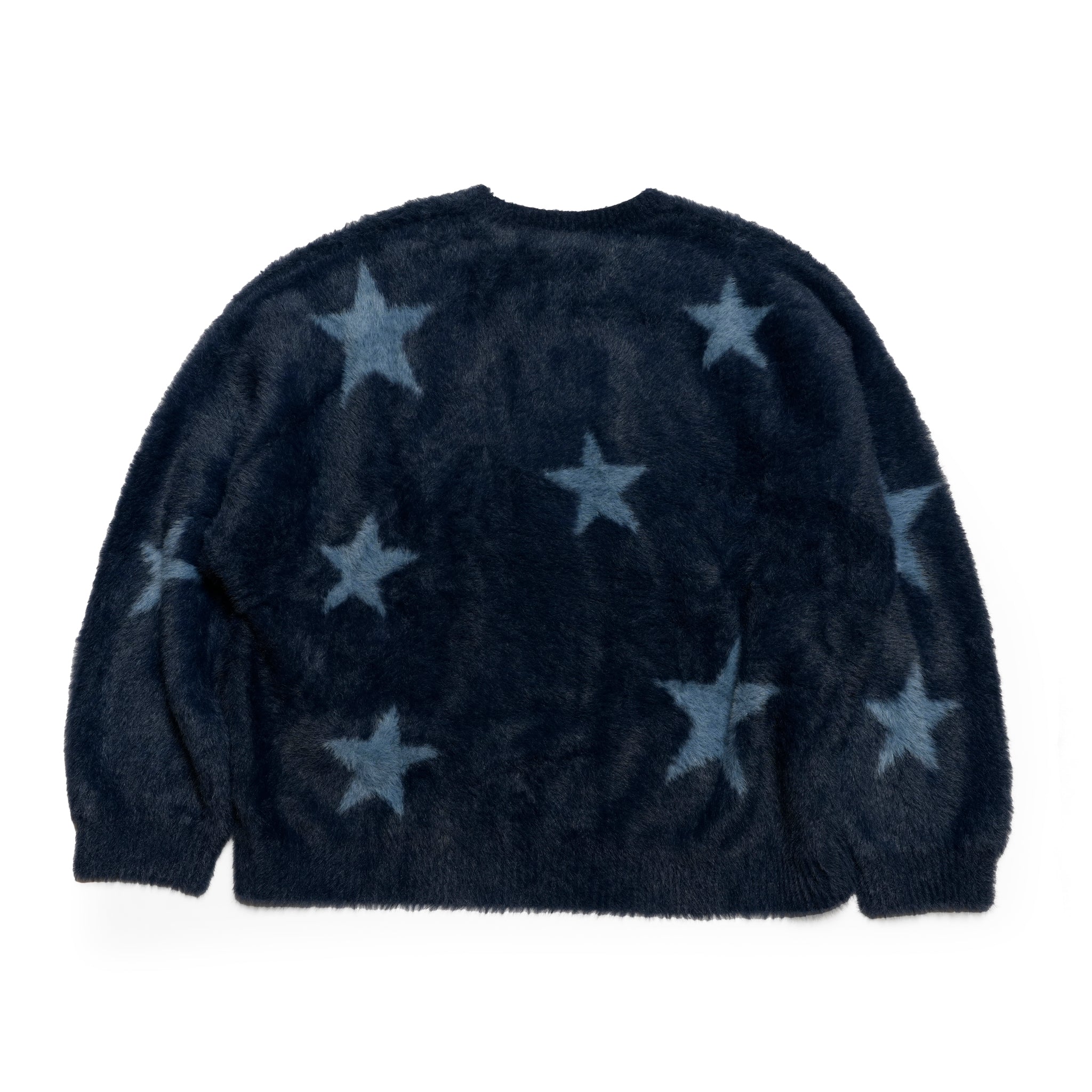 FLUFFY STAR LONGSLEEVE KNIT SWEATER | Color_Blue | No_27140a_blue【ONE TEASPOON_ワンティースプーン】