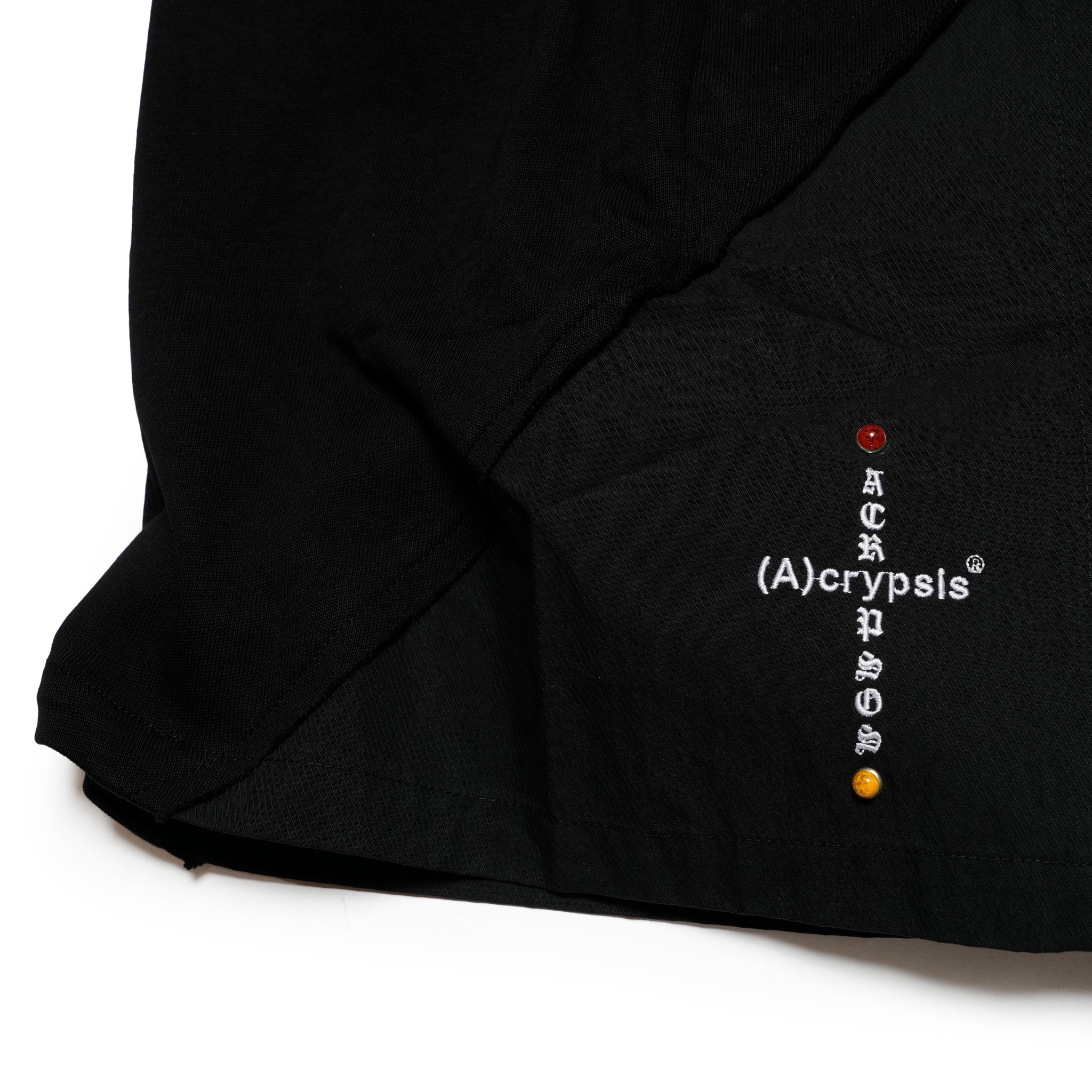(A)crypsis® 25S/S - (ð¬)ððððððð My Life Mixed-Material Pleated Shorts / Black | SIze_Freeã(A)CRYPSIS®ã