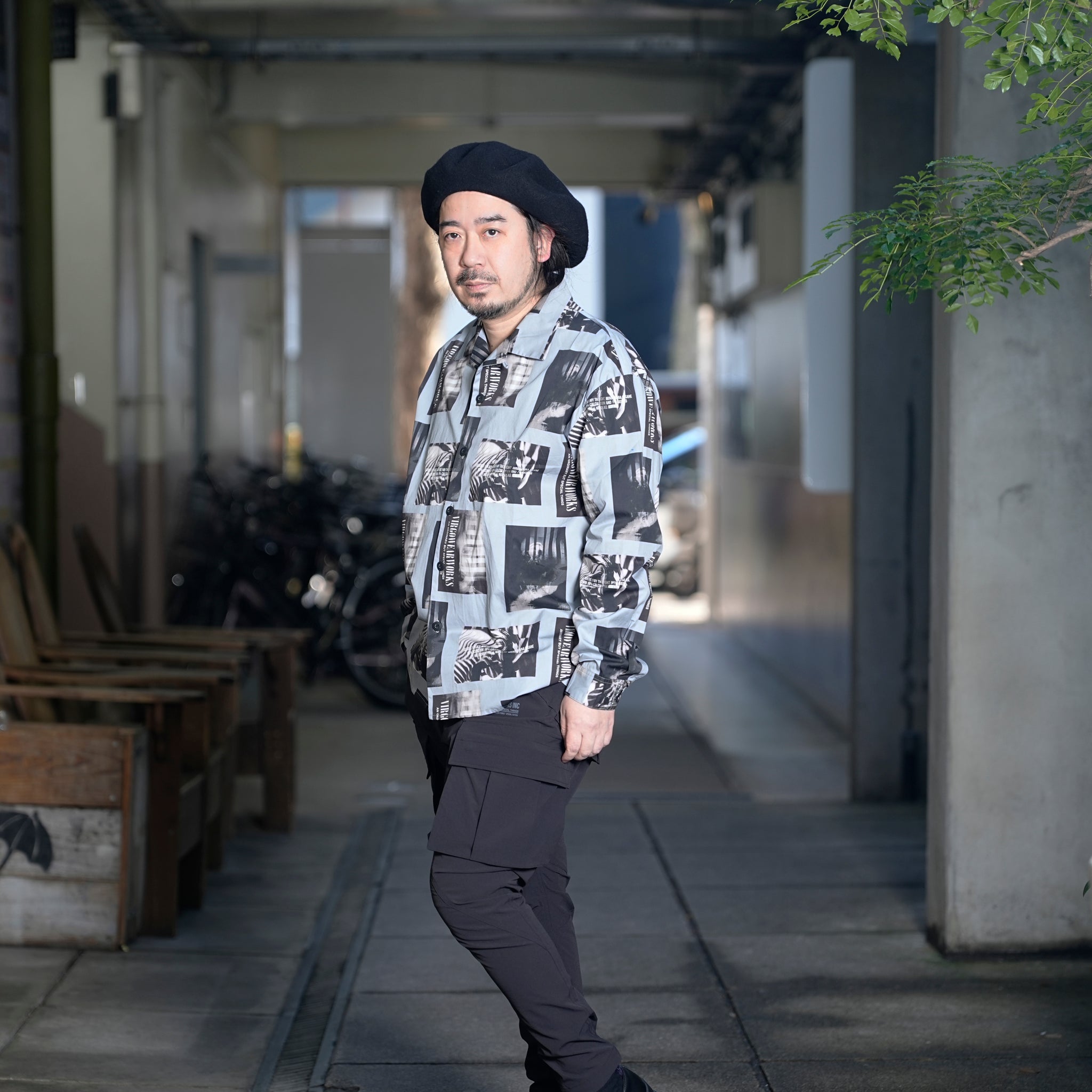 VG-PT-432_black | Grapping cargo {CORDURA} | Black【VIRGOwearworks_ヴァルゴウェアワークス】【archive】