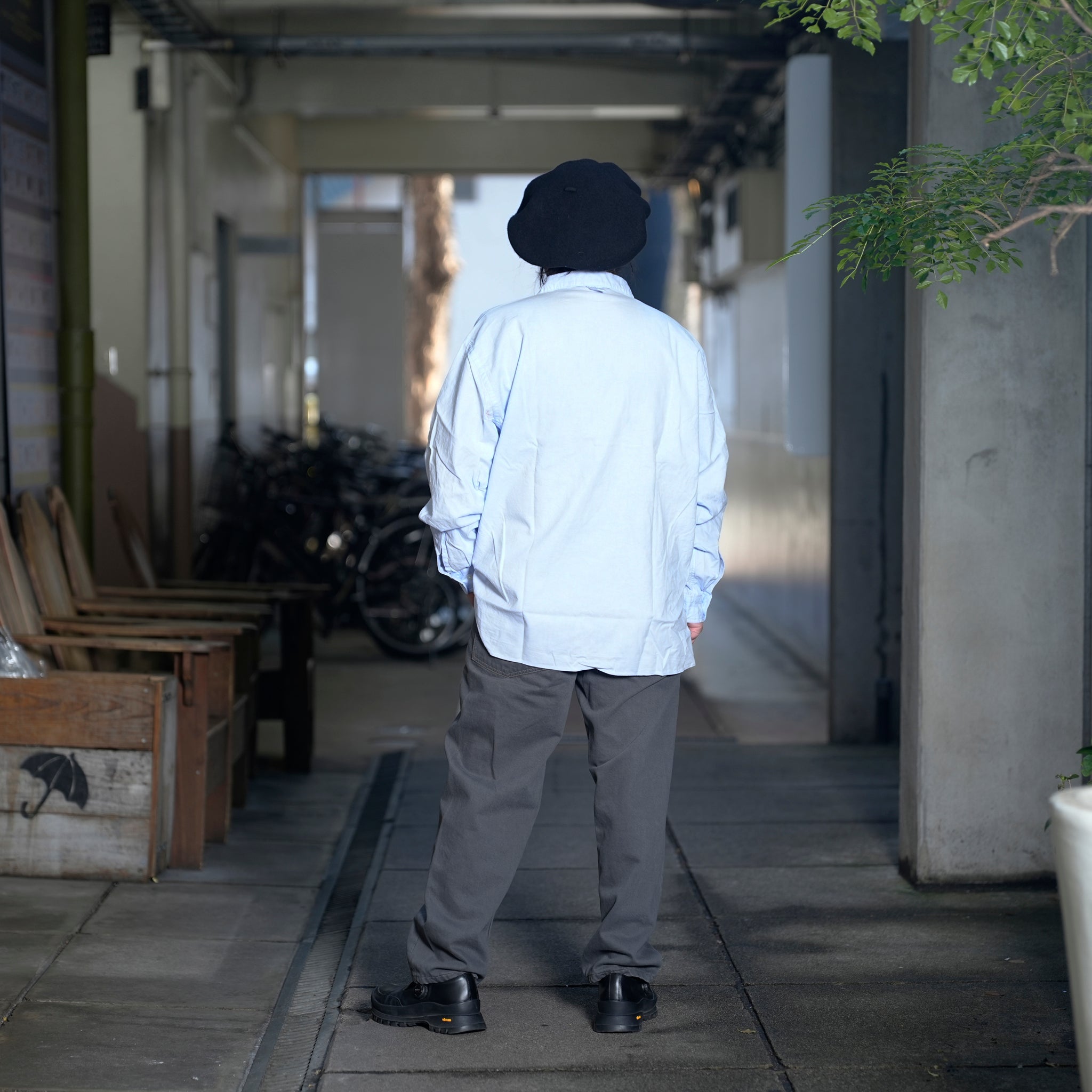 E-Z GOING 5POCKET *BROWNESS CHARCOAL | Size:32/34/36 HOMESICK MIX SERIES【CITYLIGHTS PRODUCTS_シティライツプロダクツ】