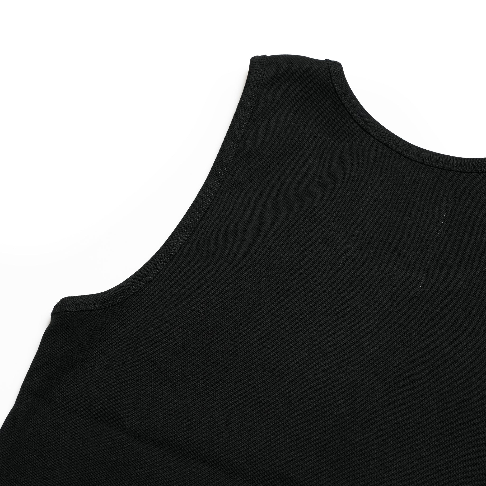 (A)crypsis® 25S/S - ((ð¬)ððððððð My Life Stretch Ribbed Tank Top / Black | SIze_Mã(A)CRYPSIS®ã