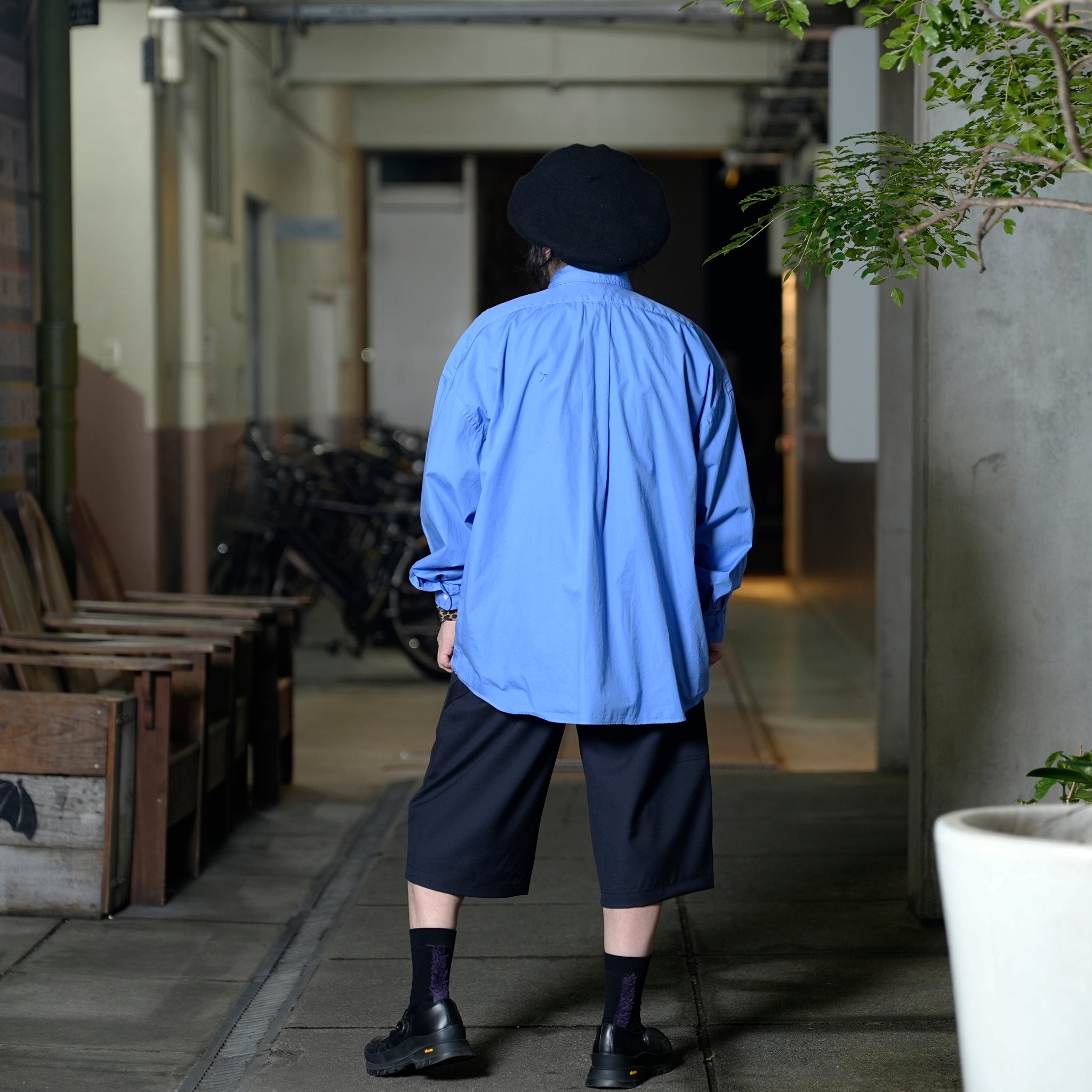 AD00274_D.Navy | Double Knee Teck Shorts | Color:Navy【ADAN_エーディーエーエヌ】