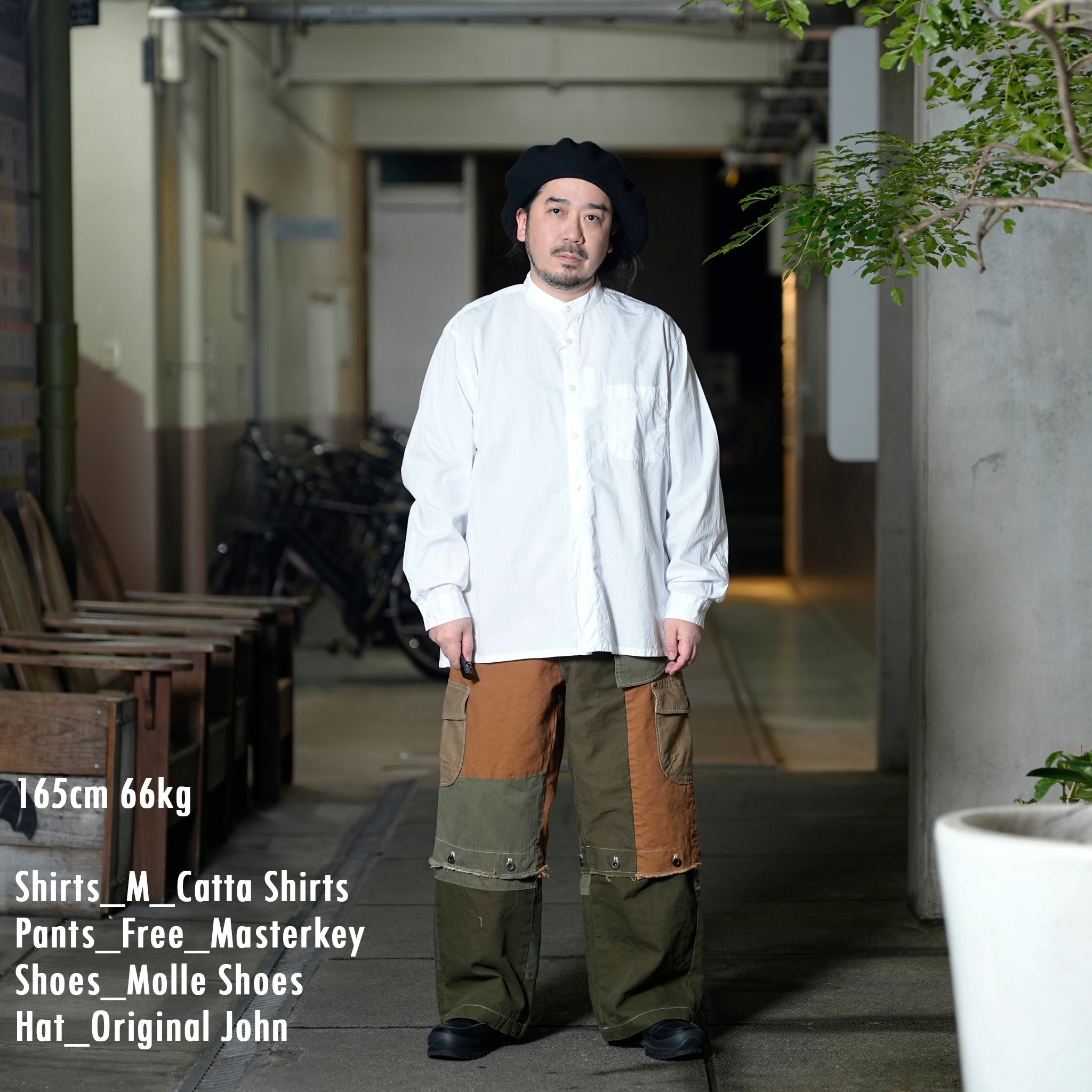 FPO-02_WHITE | FAKE PULLOVER  SHIRT-BROAD | Color:White【CATTA_カッタ】