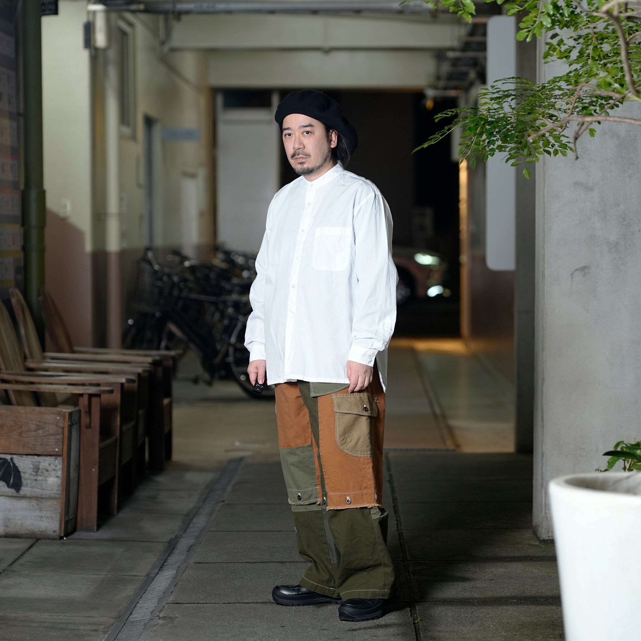 FPO-02_WHITE | FAKE PULLOVER SHIRT-BROAD | Color:White【CATTA_カッタ】