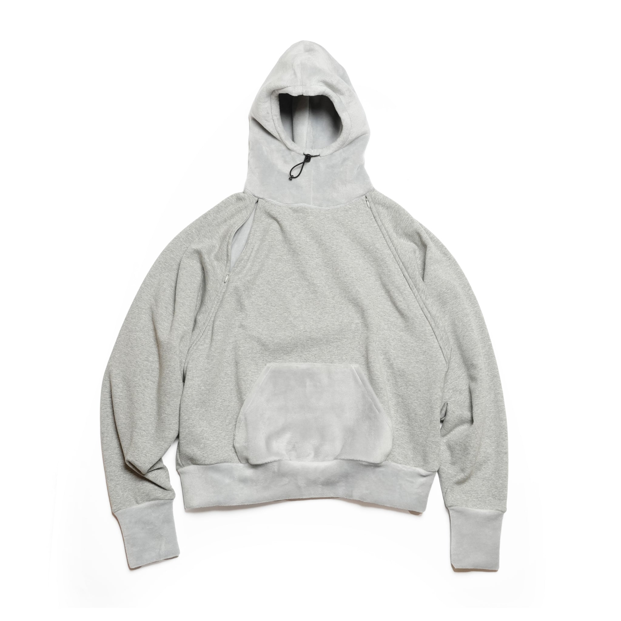 RAGLAN ZIP HOODIE | Color_Navy/Gray | No_252-445【CaRouseLamBRa_ケラウズランブラ】