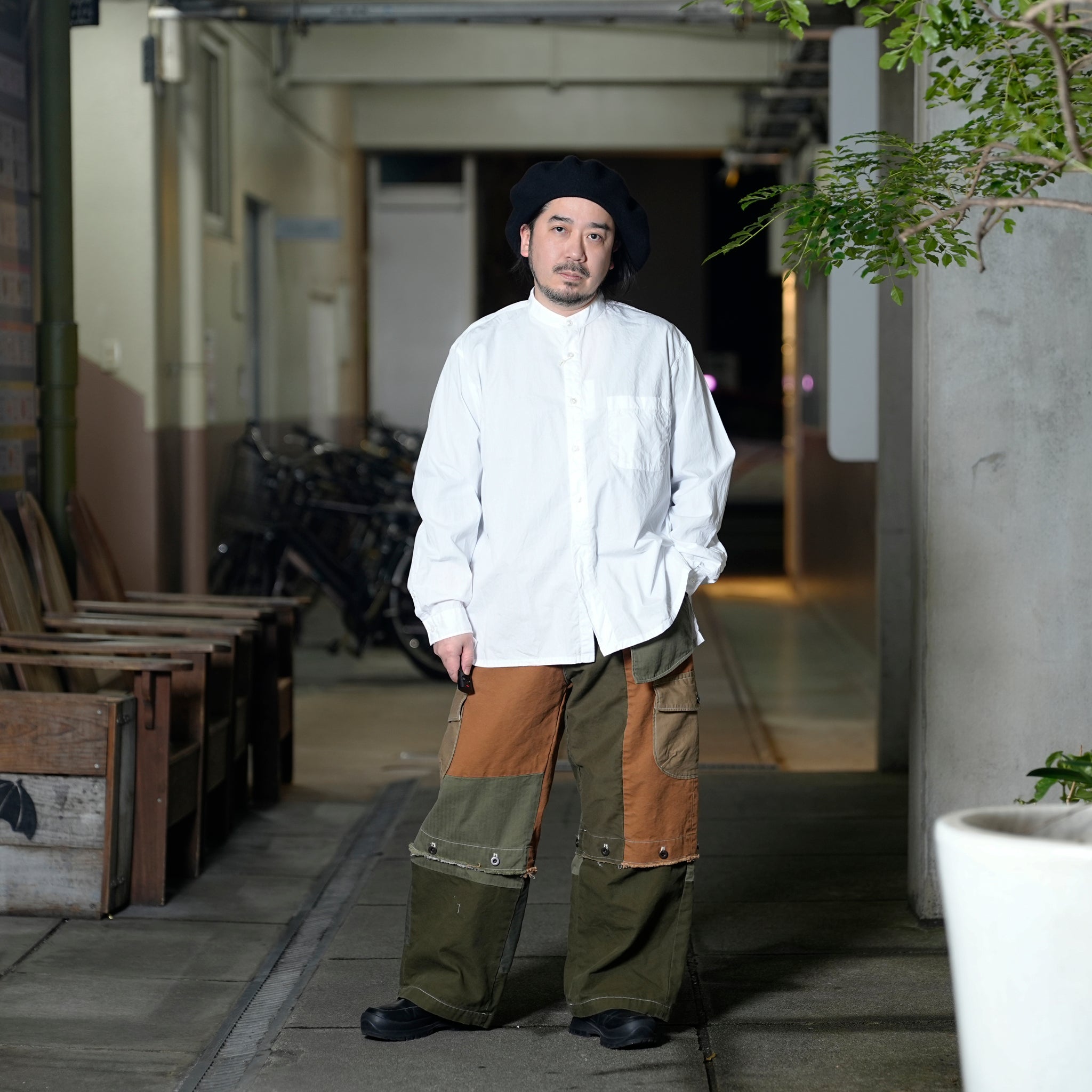 FPO-02_WHITE | FAKE PULLOVER SHIRT-BROAD | Color:White【CATTA_カッタ】