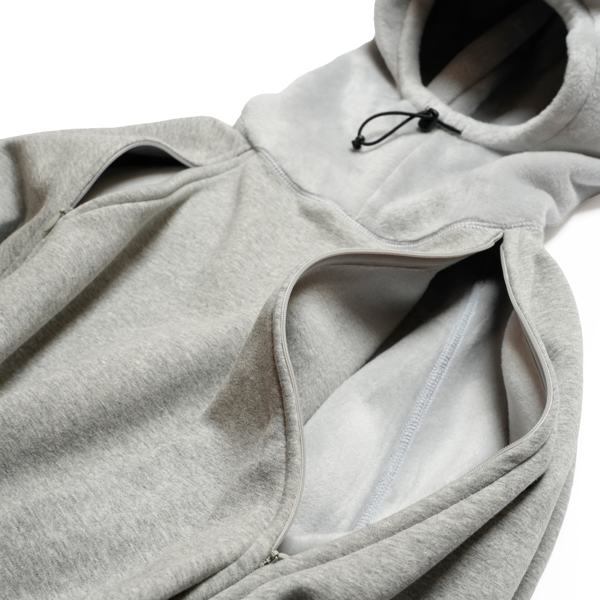 RAGLAN ZIP HOODIE | Color_Navy/Gray | No_252-445【CaRouseLamBRa_ケラウズランブラ】