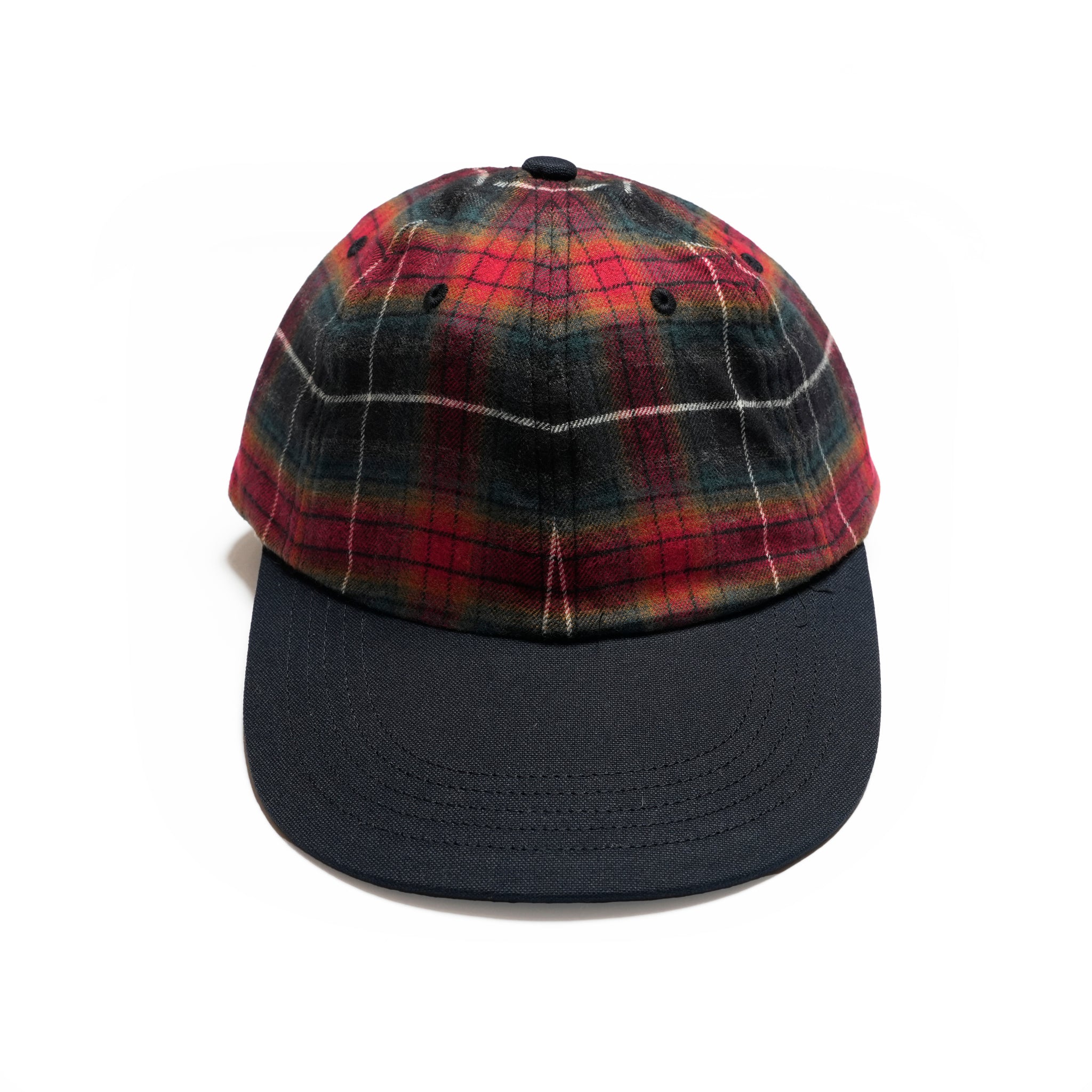 6 panel long brim cap – Red(C) | stf-001-red(c)_red(c) | SHARE THE FANTASY