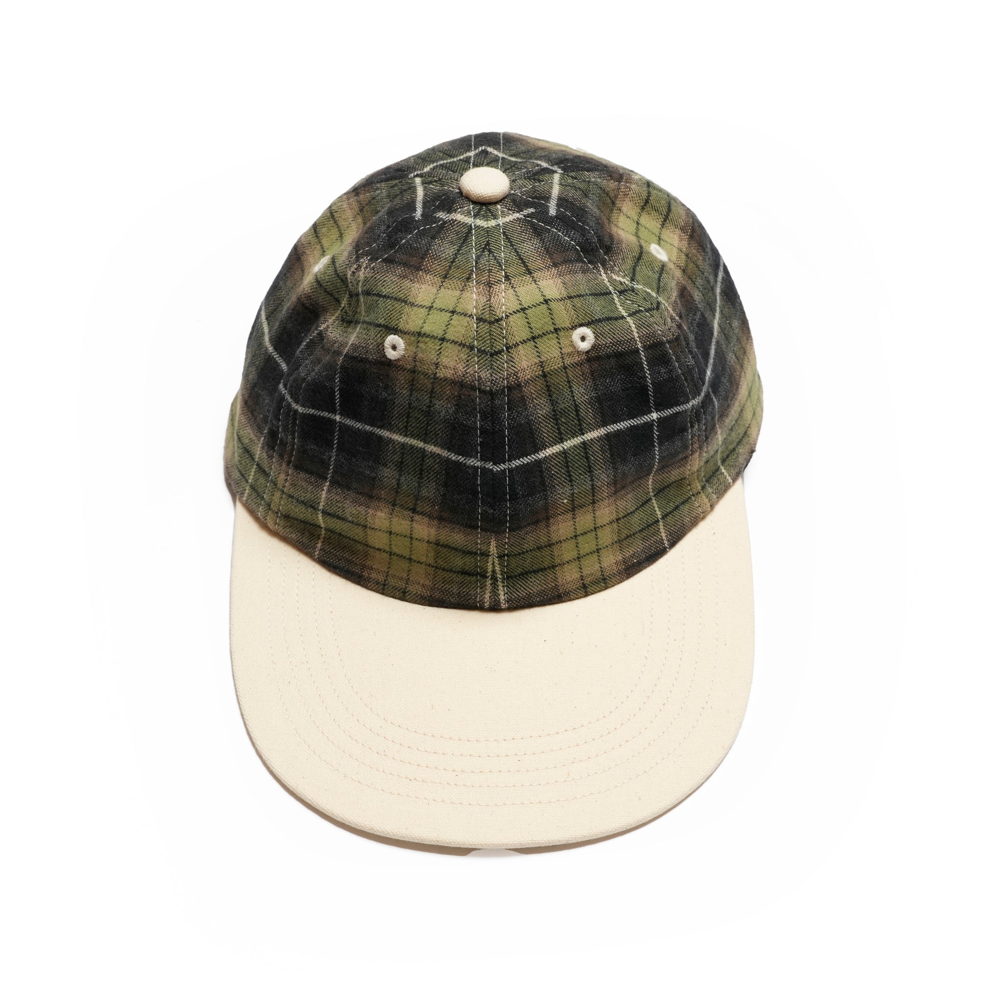 6 panel long brim cap – Green(C) | stf-001-green(c) | SHARE THE FANTASY