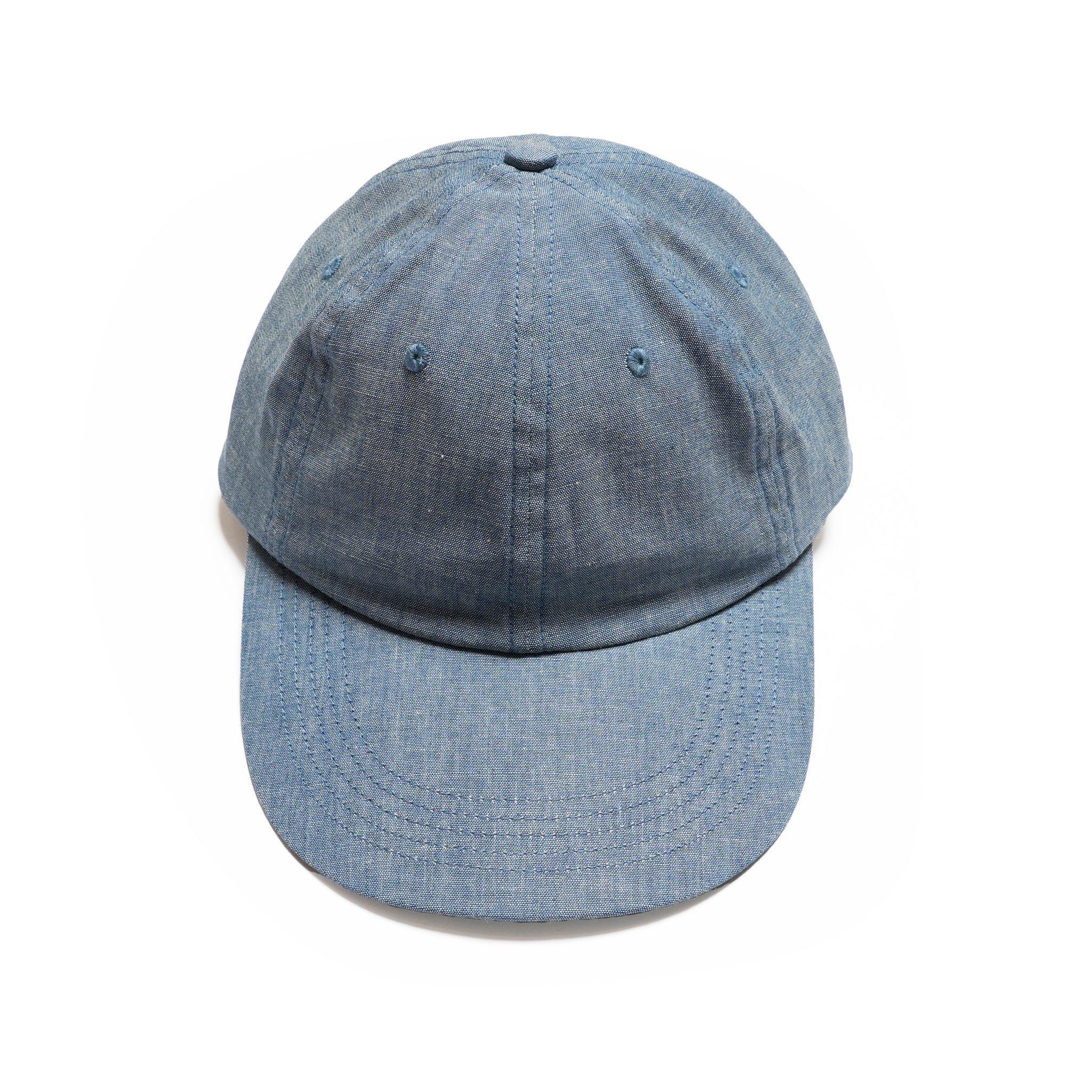 6 panel long brim cap – Indigo(P) | stf-001-indigo(p) | SHARE THE FANTASY