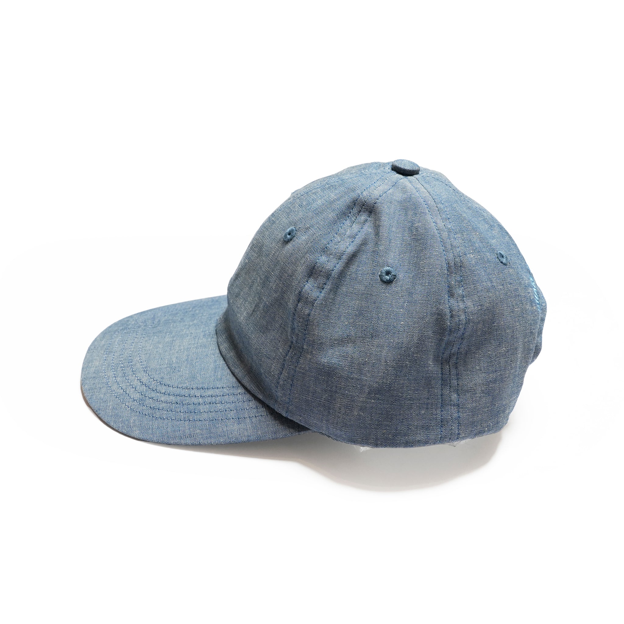 6 panel long brim cap – Indigo(P) | stf-001-indigo(p) | SHARE THE FANTASY