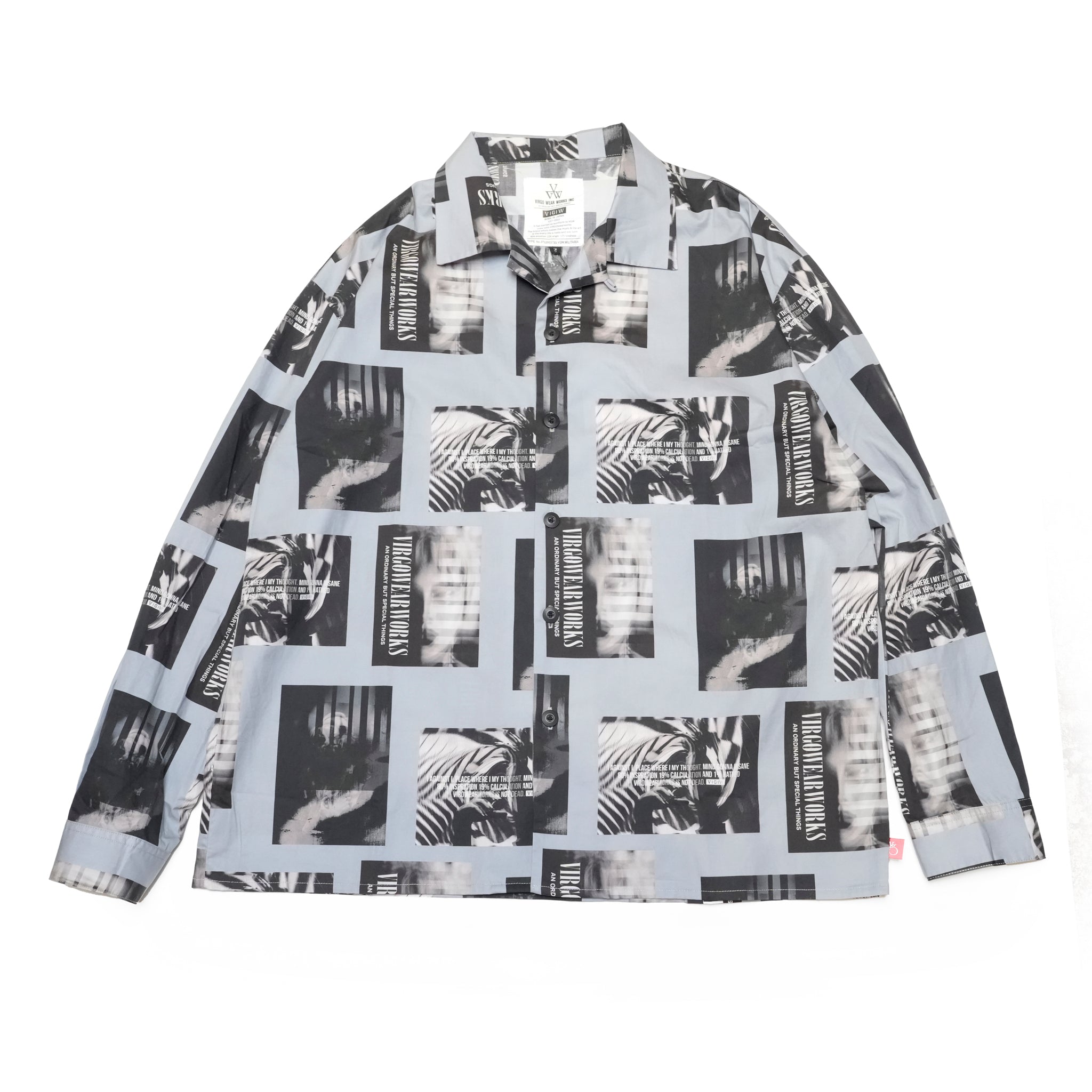 VG-SH-266_Gray | Photogenic shirts | Color:Gray【VIRGOwearworks_ヴァルゴウェアワークス】【archive】