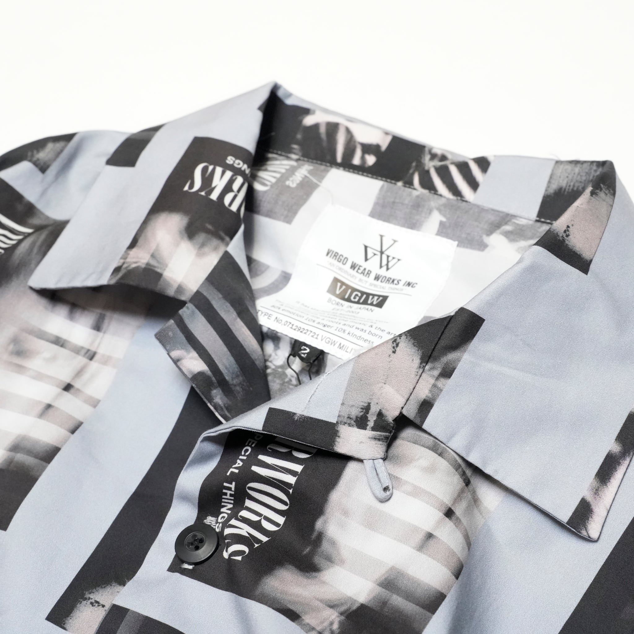 VG-SH-266_Gray | Photogenic shirts | Color:Gray【VIRGOwearworks_ヴァルゴウェアワークス】【archive】