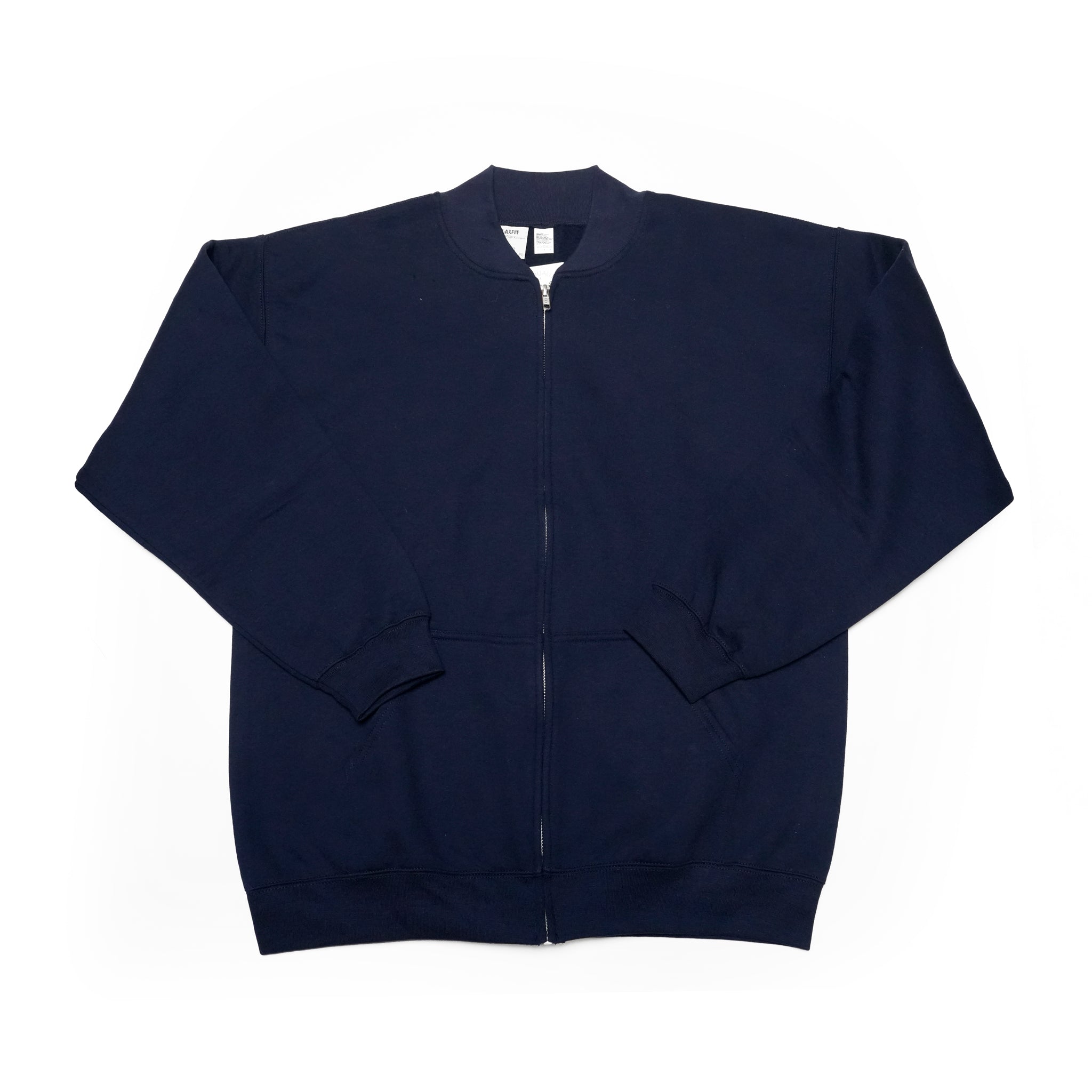 NAVY | RELAX FITのGildan製スウェットブルゾン №134 | 春先にぴったりな羽織りとインナー兼用ジャケット | 4色展開