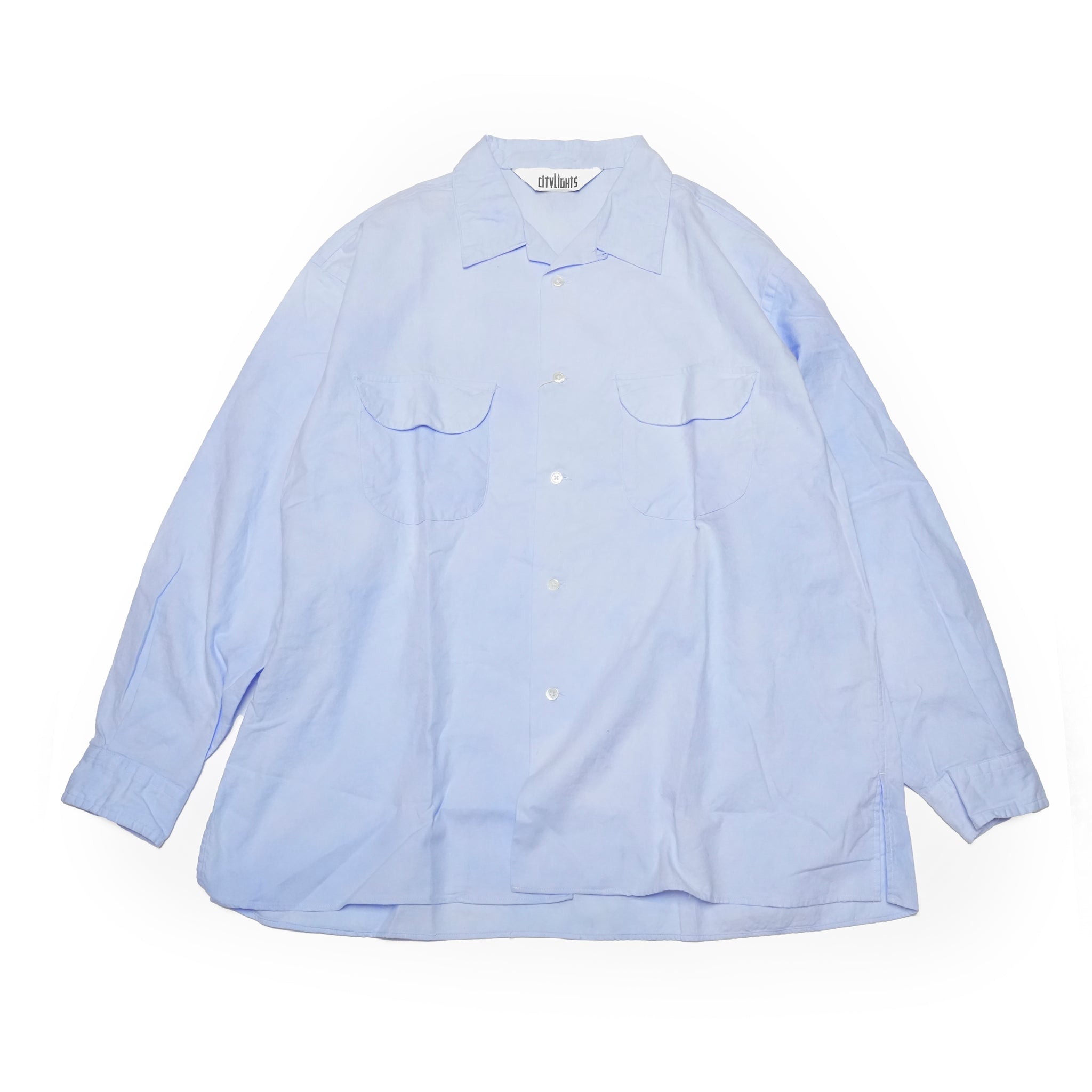 CAMP COLLAR SHIRT *ULTRA MARINE |Petite Regular/Regular/Tall | HOMESICK MIX SERIES【CITYLIGHTS PRODUCTS_シティライツプロダクツ】