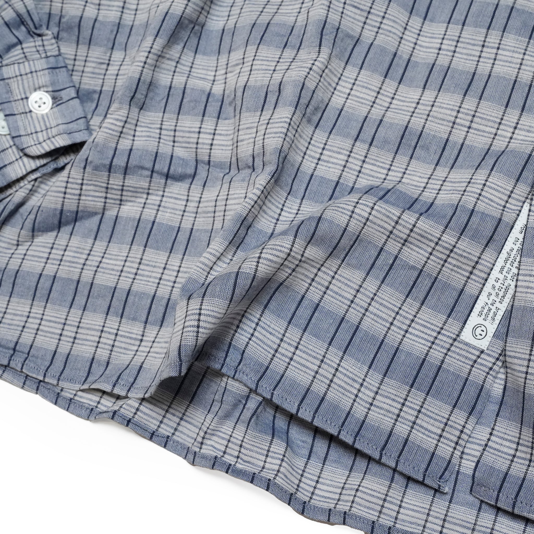CAMP COLLAR SHIRT *BLUE CHECK | Petite Regular/Regular/Tall | HOMESICK MIX SERIES【CITYLIGHTS PRODUCTS_シティライツプロダクツ】【archive】